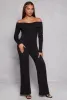 Solid Textured Knit High Waist Flare Pants sold by Rainbow