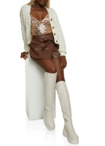 V Neck Knit Cardigan sold by Rainbow