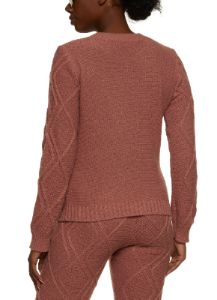Cable Knit Crew Neck Pullover Sweater sold by Rainbow