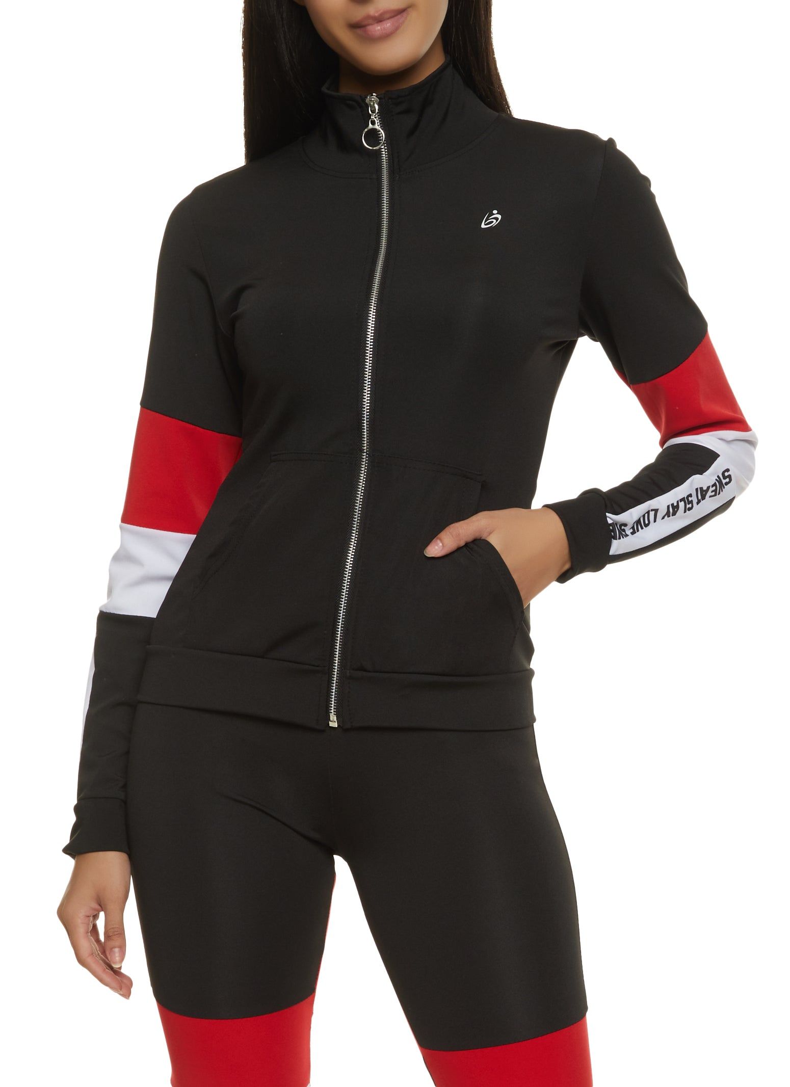 Sweat Slay Love Track Jacket sold by Rainbow