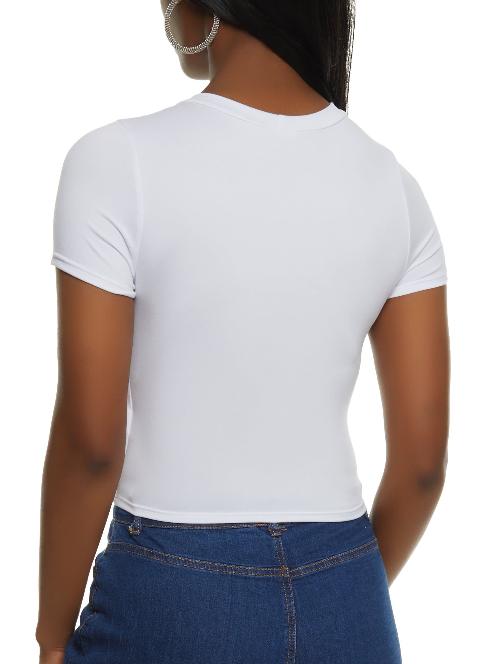 Varsity Cropped Graphic Tee sold by Rainbow product image thumbnail 2