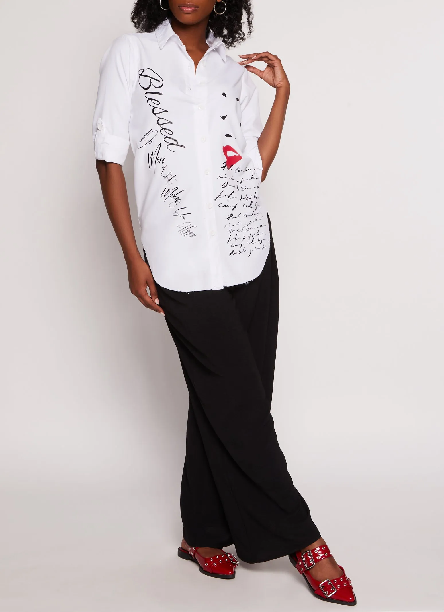 Blessed Graphic Print Tunic Shirt sold by Rainbow product image thumbnail 2