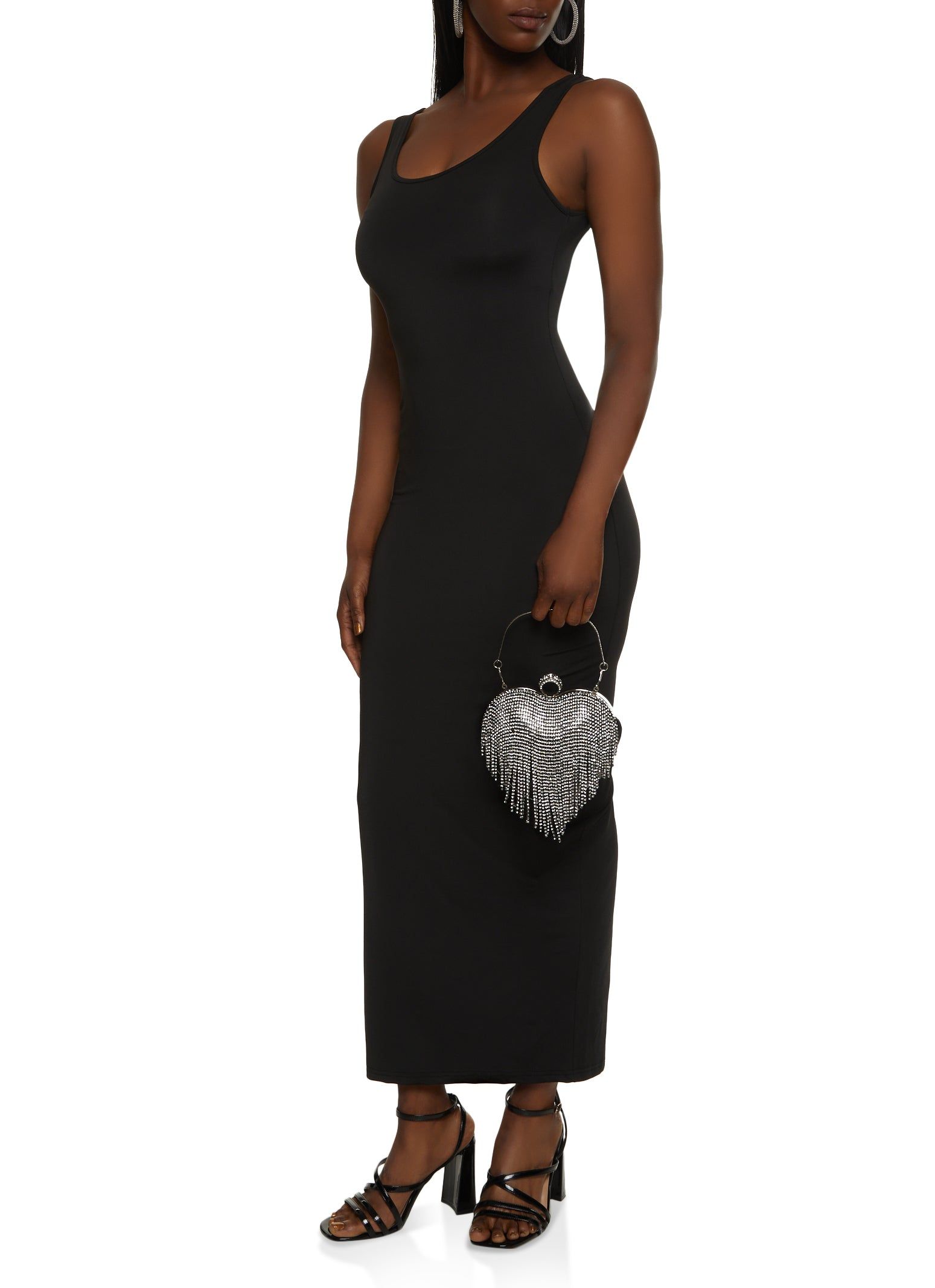 Scoop Back Tank Maxi Dress sold by Rainbow