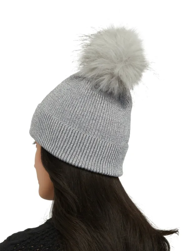 Lurex Pom Pom Beanie sold by Rainbow