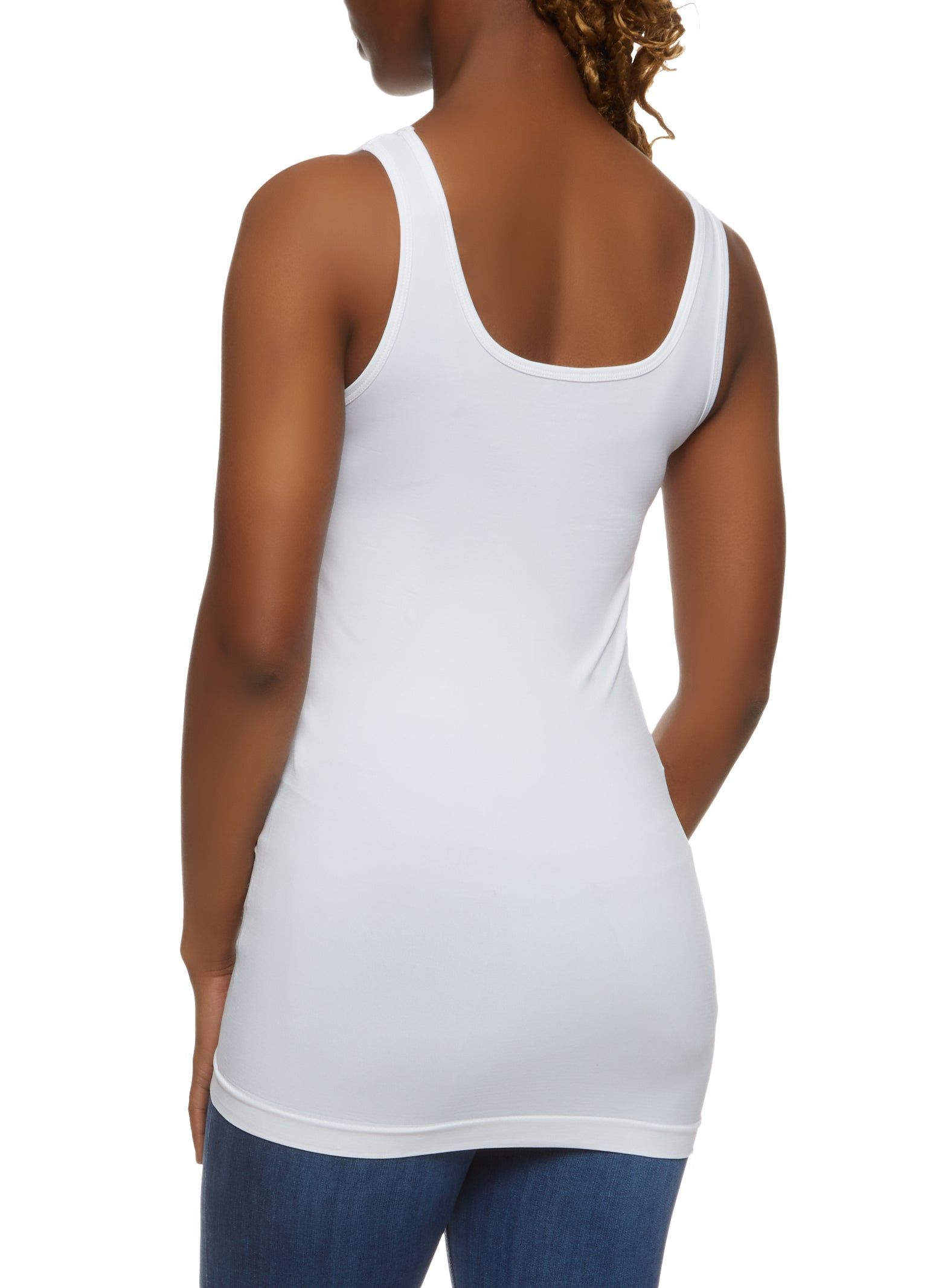 Scoop Neck Seamless Tank Top sold by Rainbow product image thumbnail 2