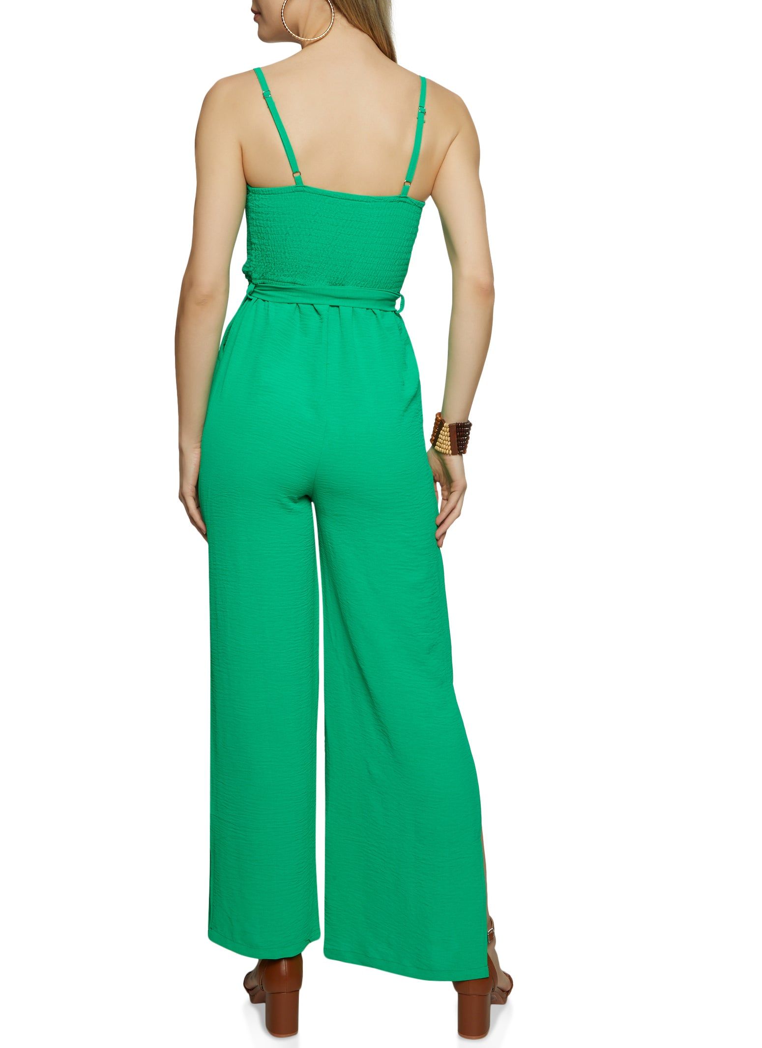 Tie Waist Bustier Wide Leg Jumpsuit sold by Rainbow product image thumbnail 2