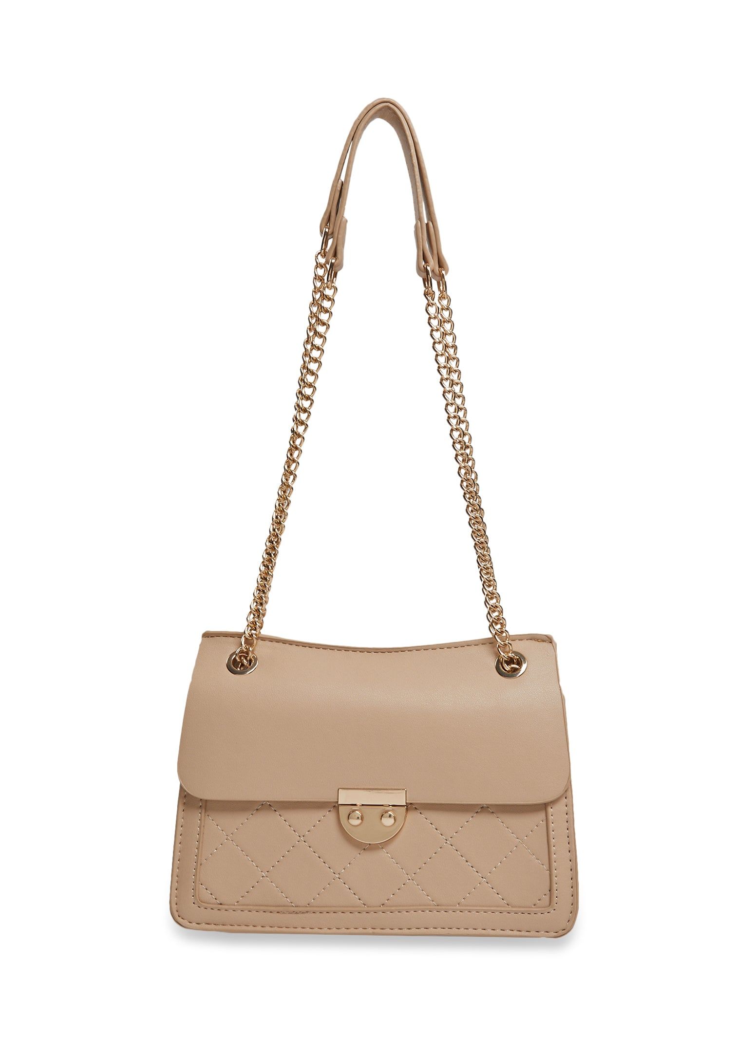 Faux Leather Stitch Detail Mini Shoulder Bag sold by Rainbow product image thumbnail 2