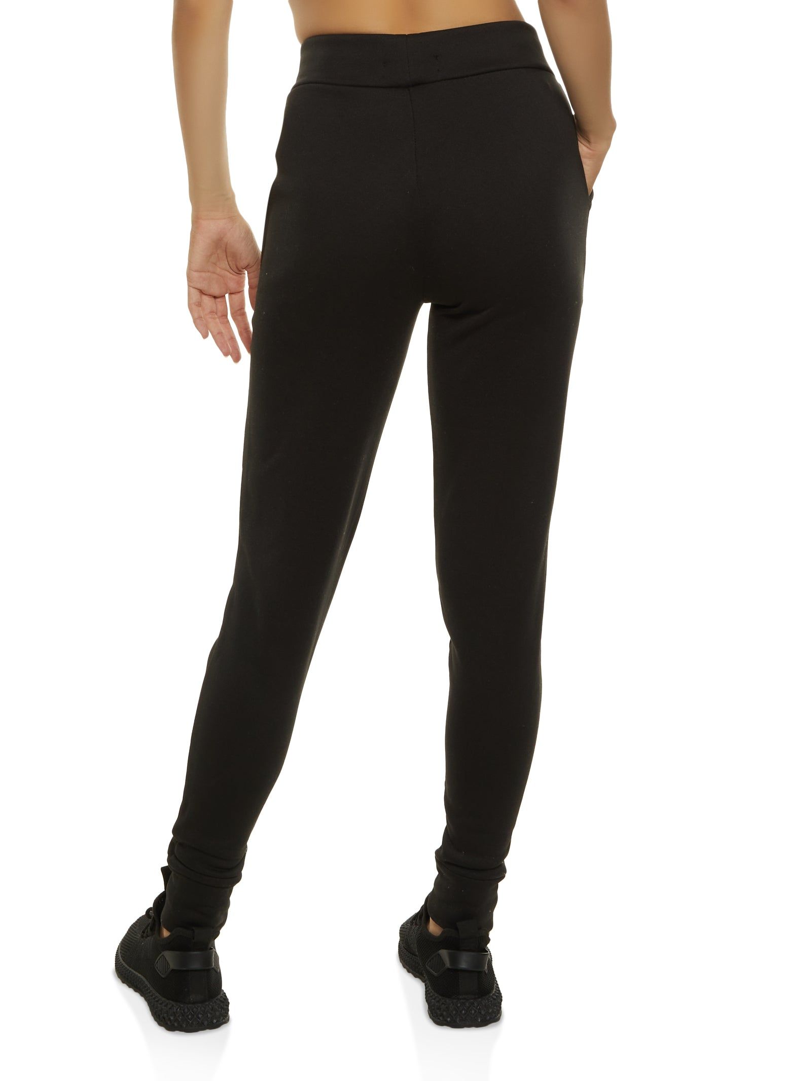 Solid Fleece Pintuck Joggers sold by Rainbow product image thumbnail 2