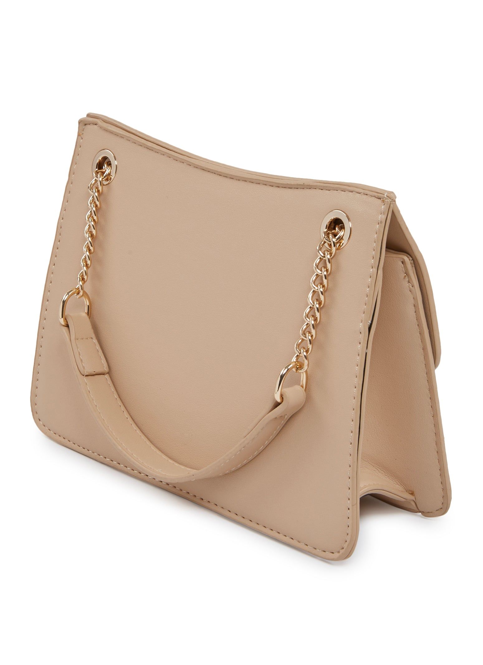 Faux Leather Stitch Detail Mini Shoulder Bag sold by Rainbow product image thumbnail 3