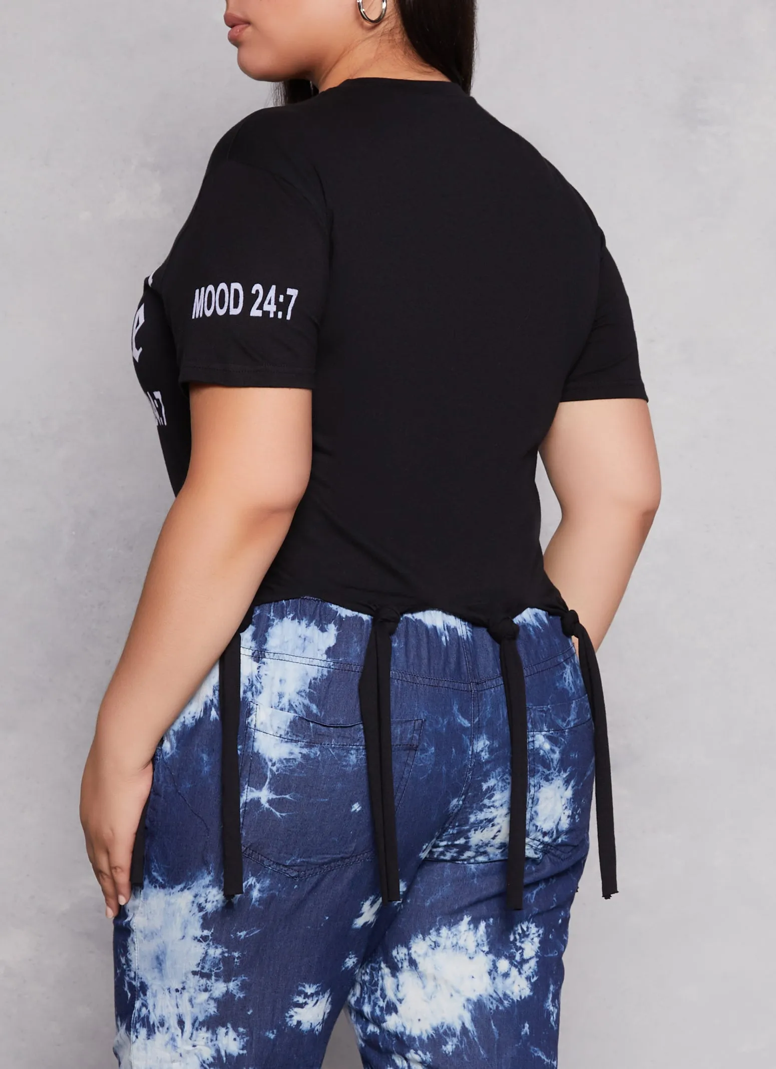 Plus Size Thou Shall Not Fringe T Shirt sold by Rainbow product image thumbnail 3