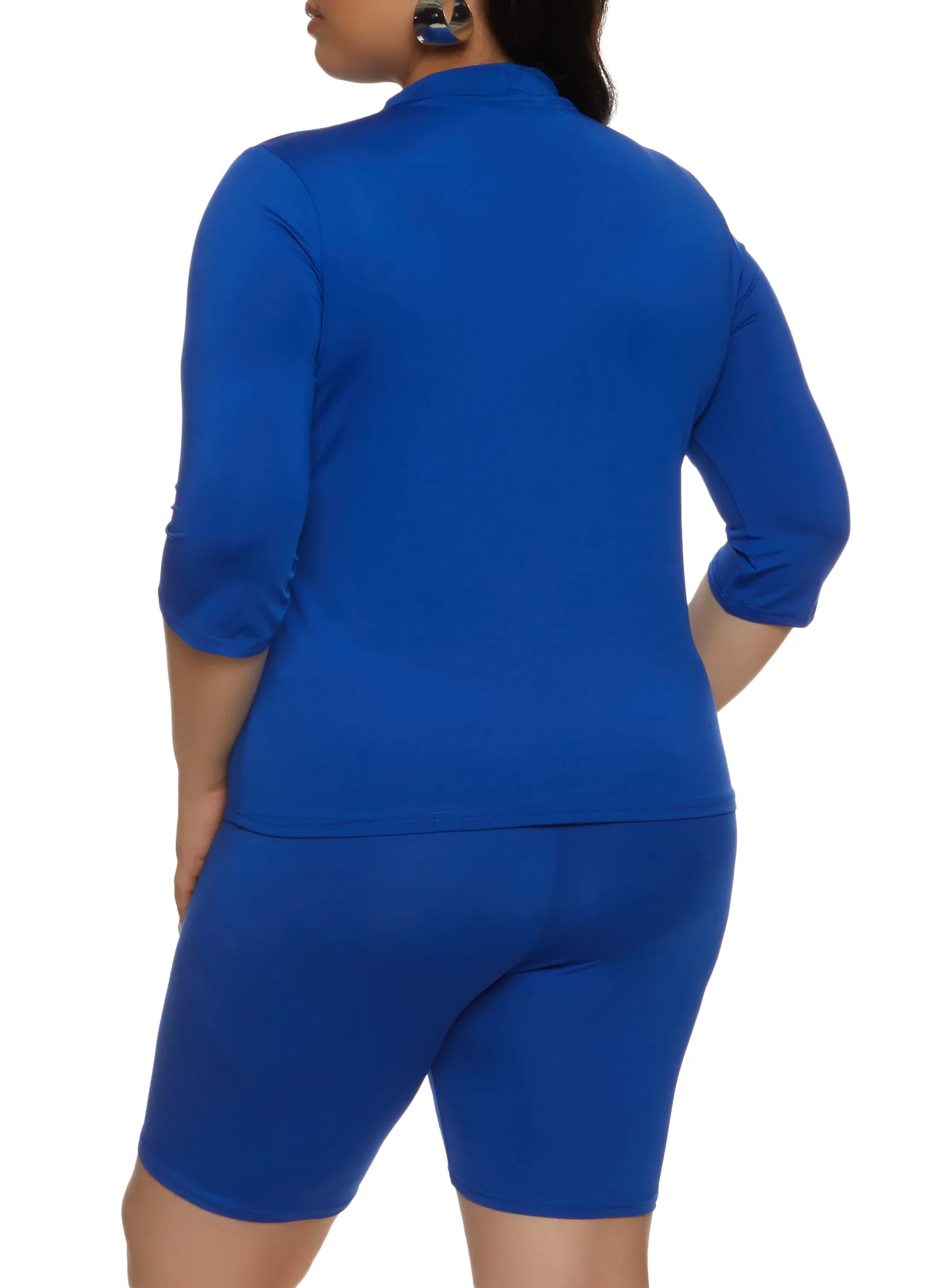 Plus Size Daisy Basic Quarter Sleeve Top sold by Rainbow product image thumbnail 3