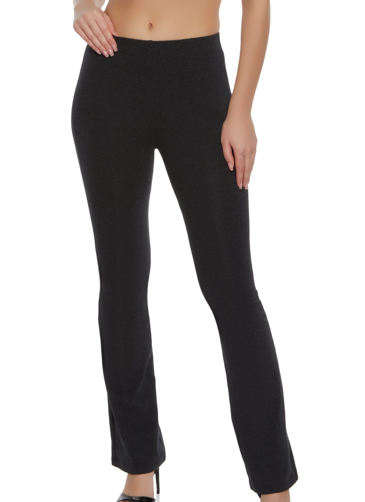 High Waist Flared Leg Pants sold by Rainbow