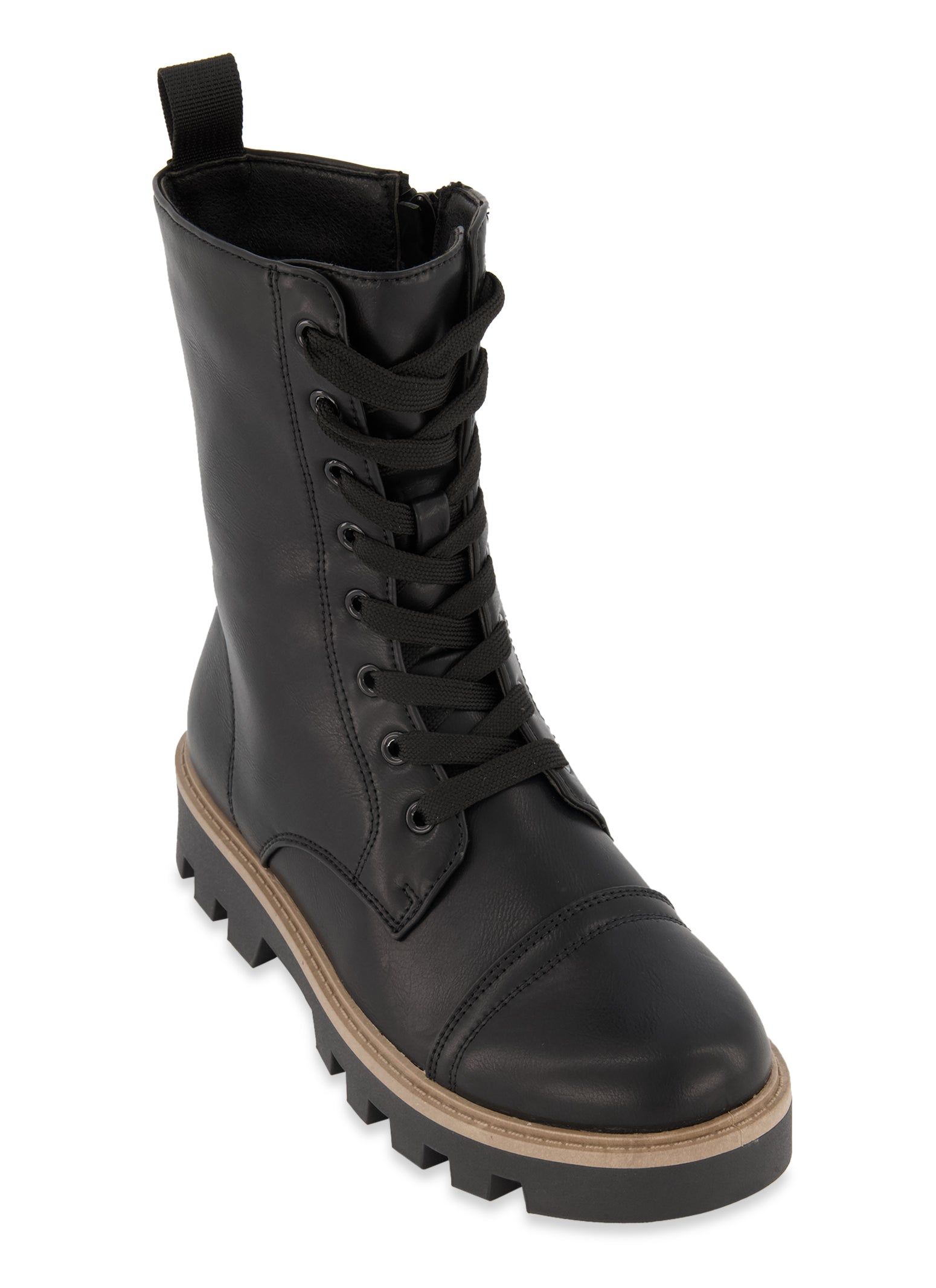 Platform Combat Lace Up Boots sold by Rainbow