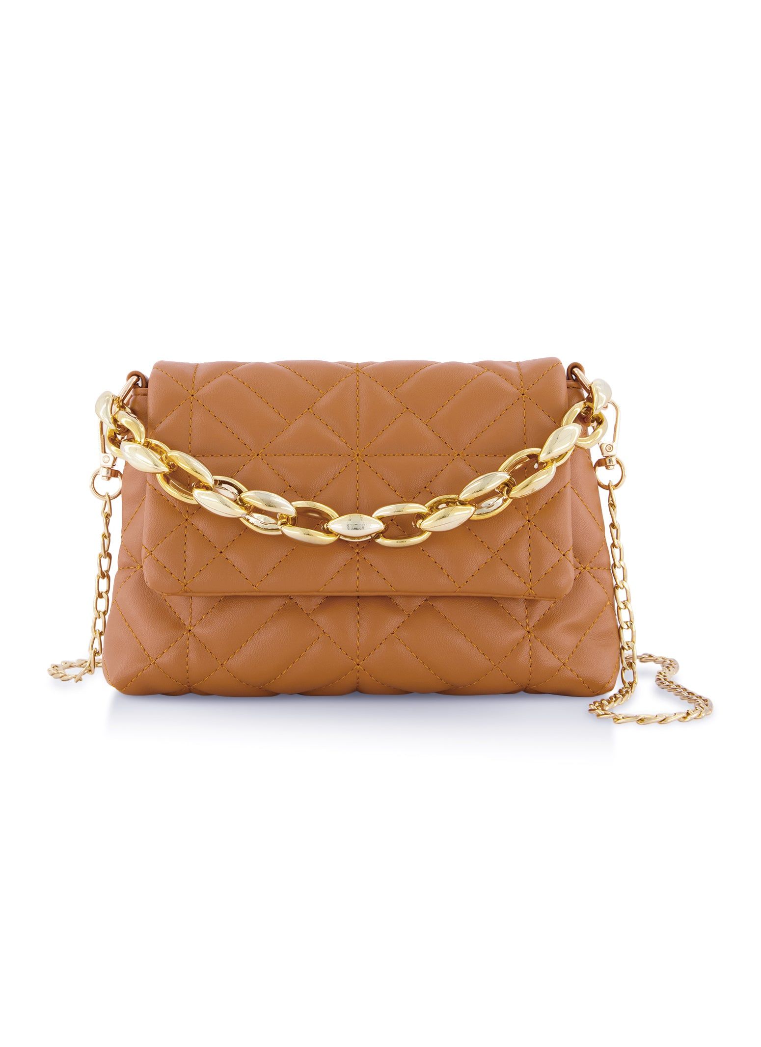 Chunky Chain Quilted Handbag sold by Rainbow product image thumbnail 2