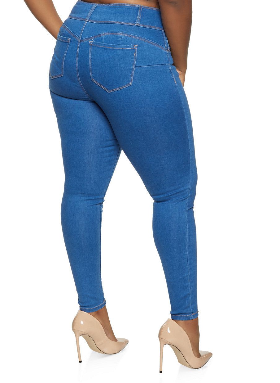 WAX Plus Size High Waisted Skinny Jeans sold by Rainbow product image thumbnail 2