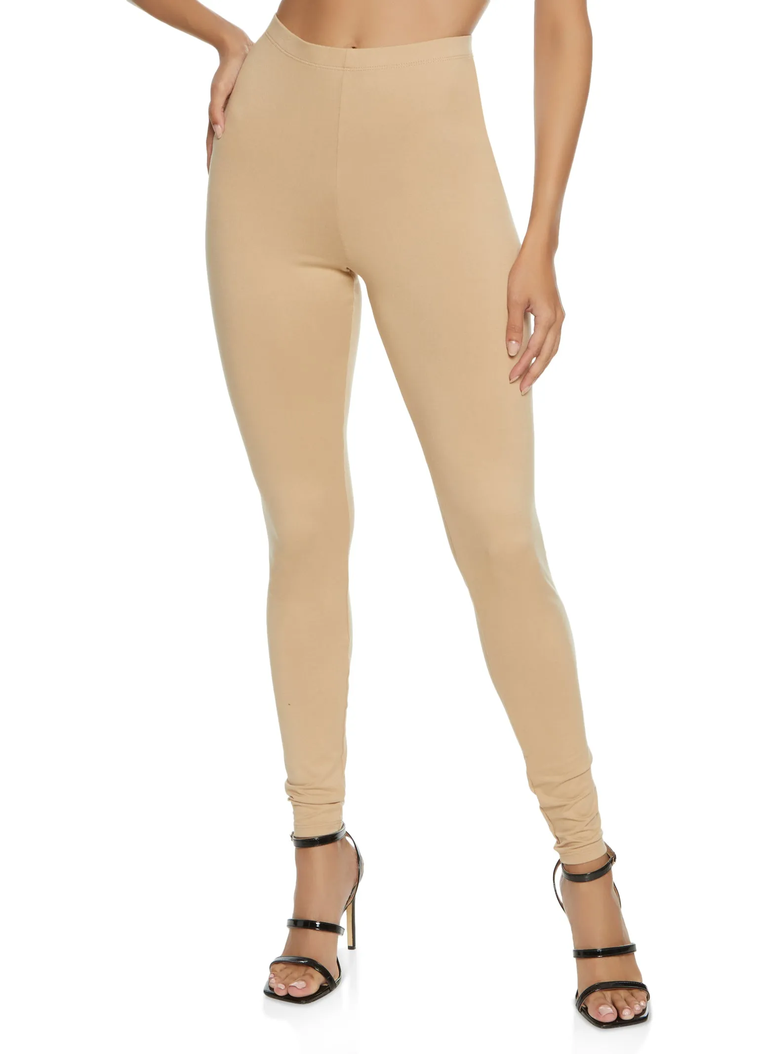 Basic High Waisted Leggings sold by Rainbow