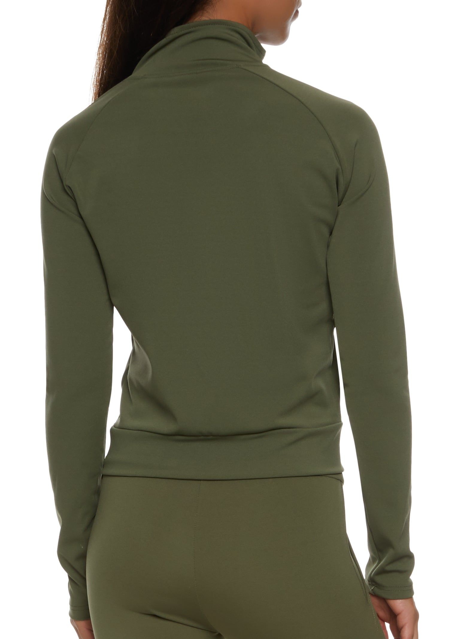 Zip Front Mock Neck Track Jacket sold by Rainbow product image thumbnail 3