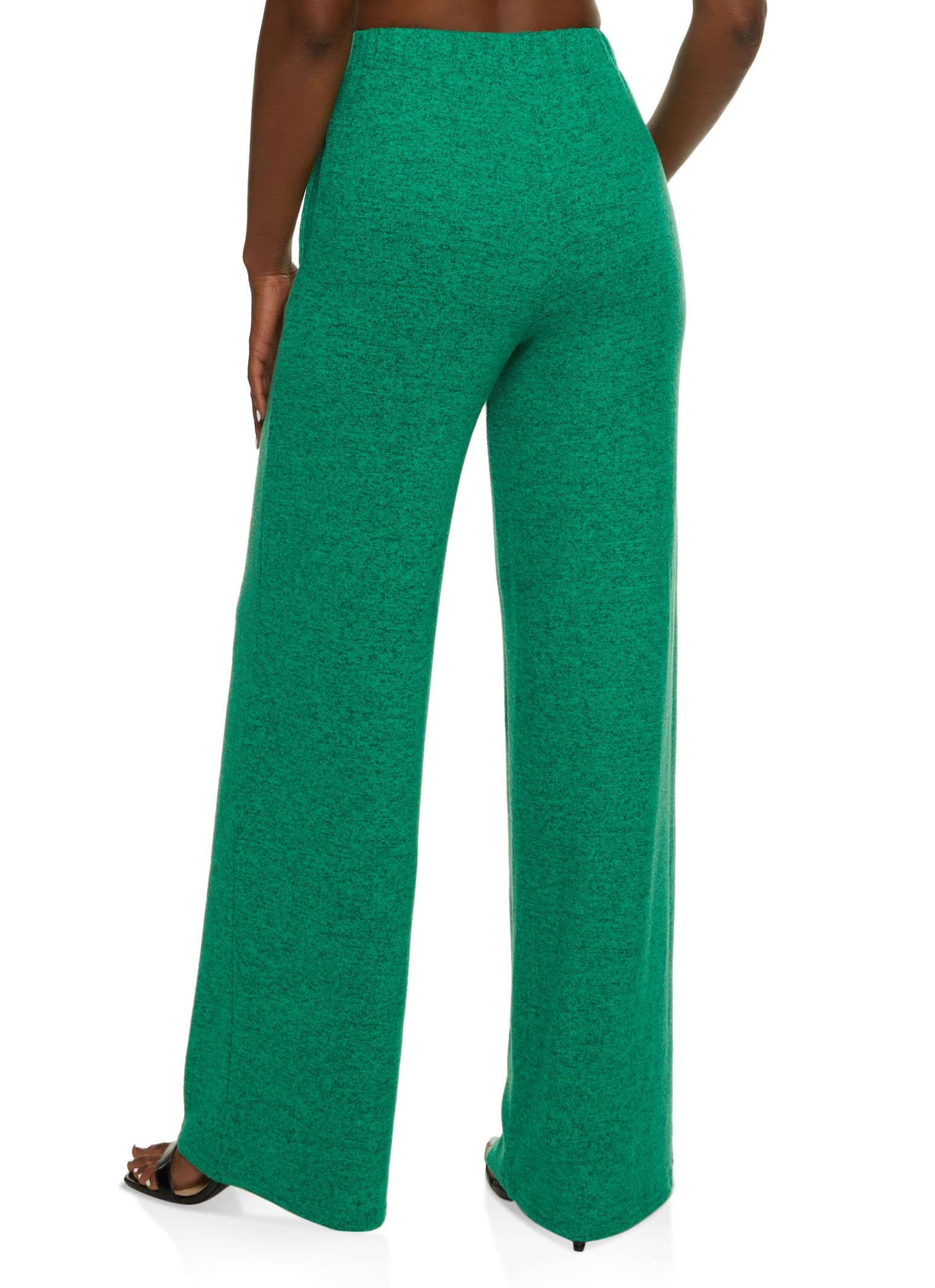 Brushed Knit High Waist Wide Leg Pants sold by Rainbow product image thumbnail 2