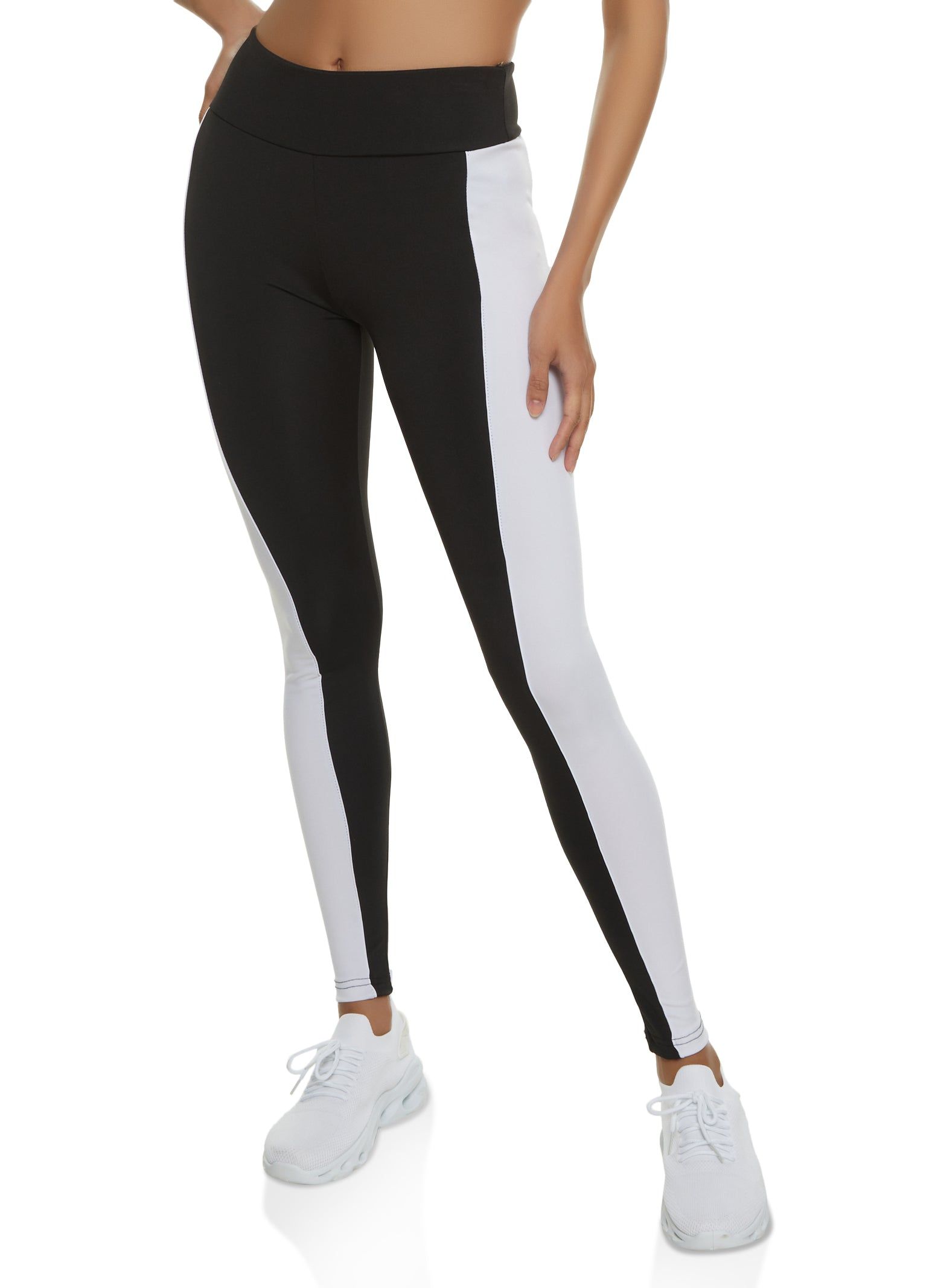 Color Block High Waist Active Leggings sold by Rainbow