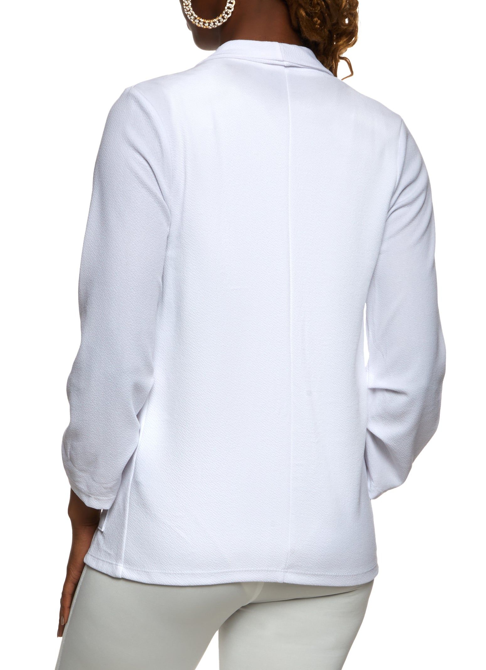 Crepe Knit Chain Detail Blazer sold by Rainbow product image thumbnail 2