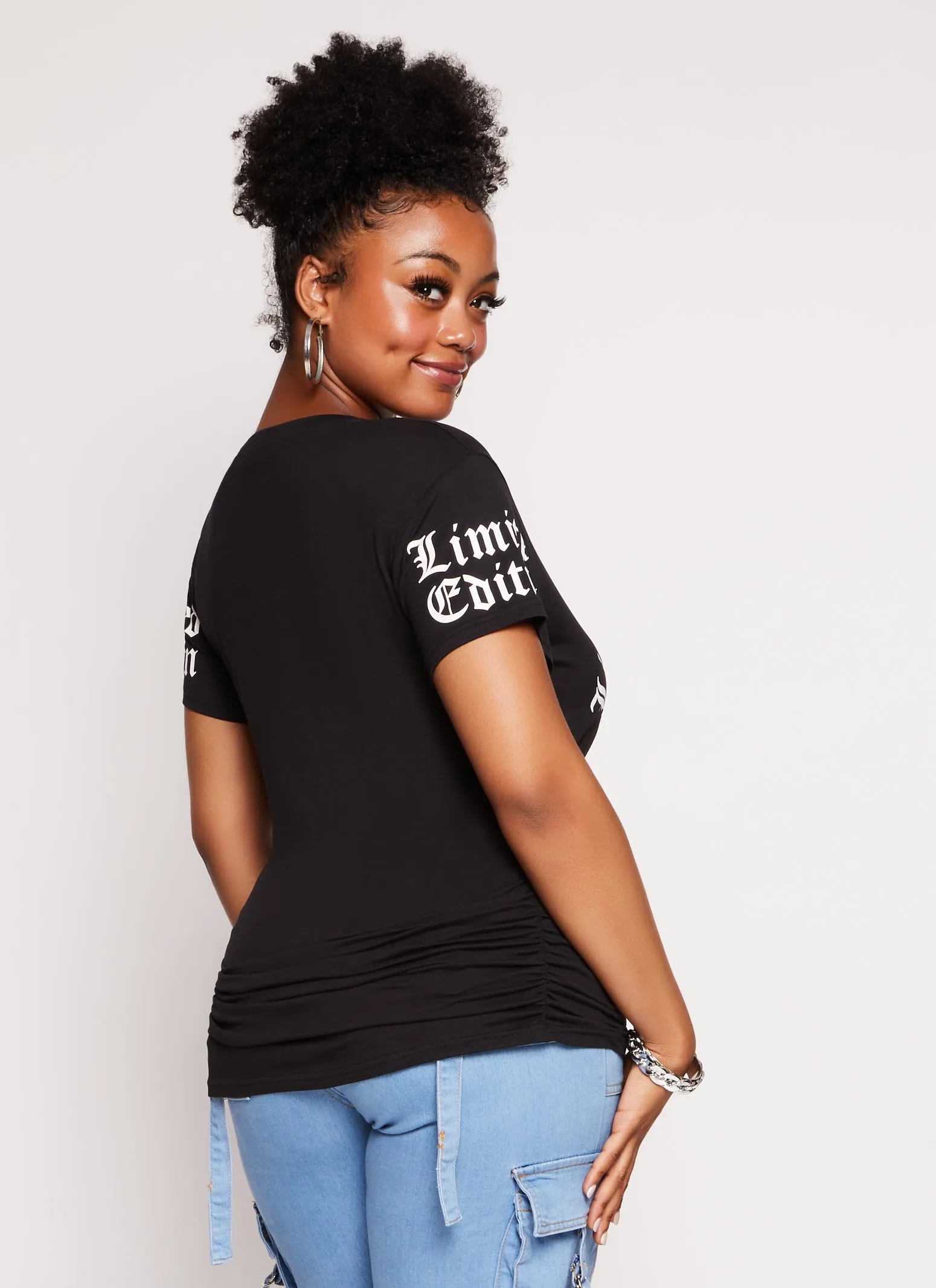 Plus Size Limited Edition Rose Graphic Tee sold by Rainbow product image thumbnail 3