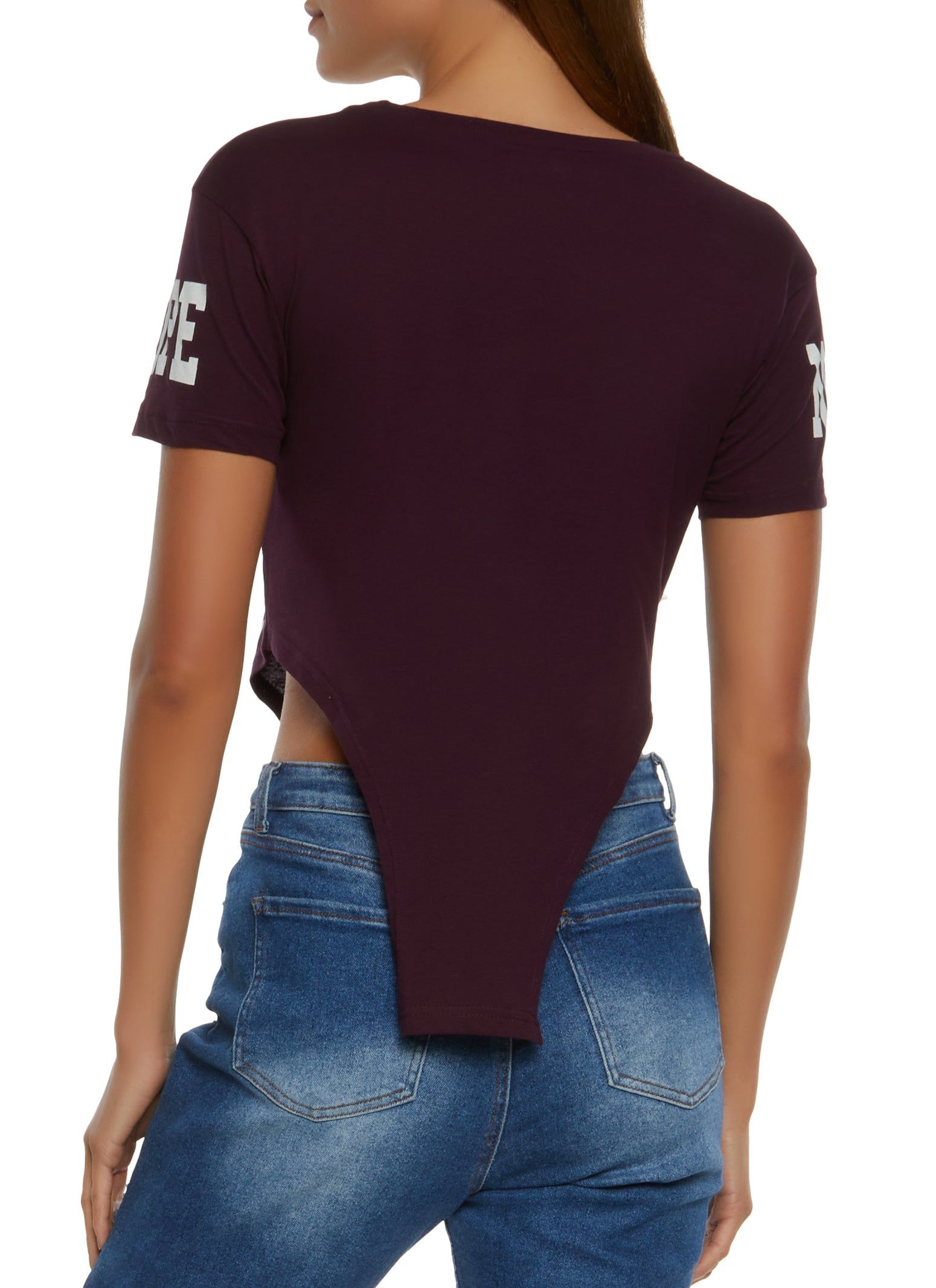 Nope Not Today Hanky Hem Graphic Tee sold by Rainbow product image thumbnail 2