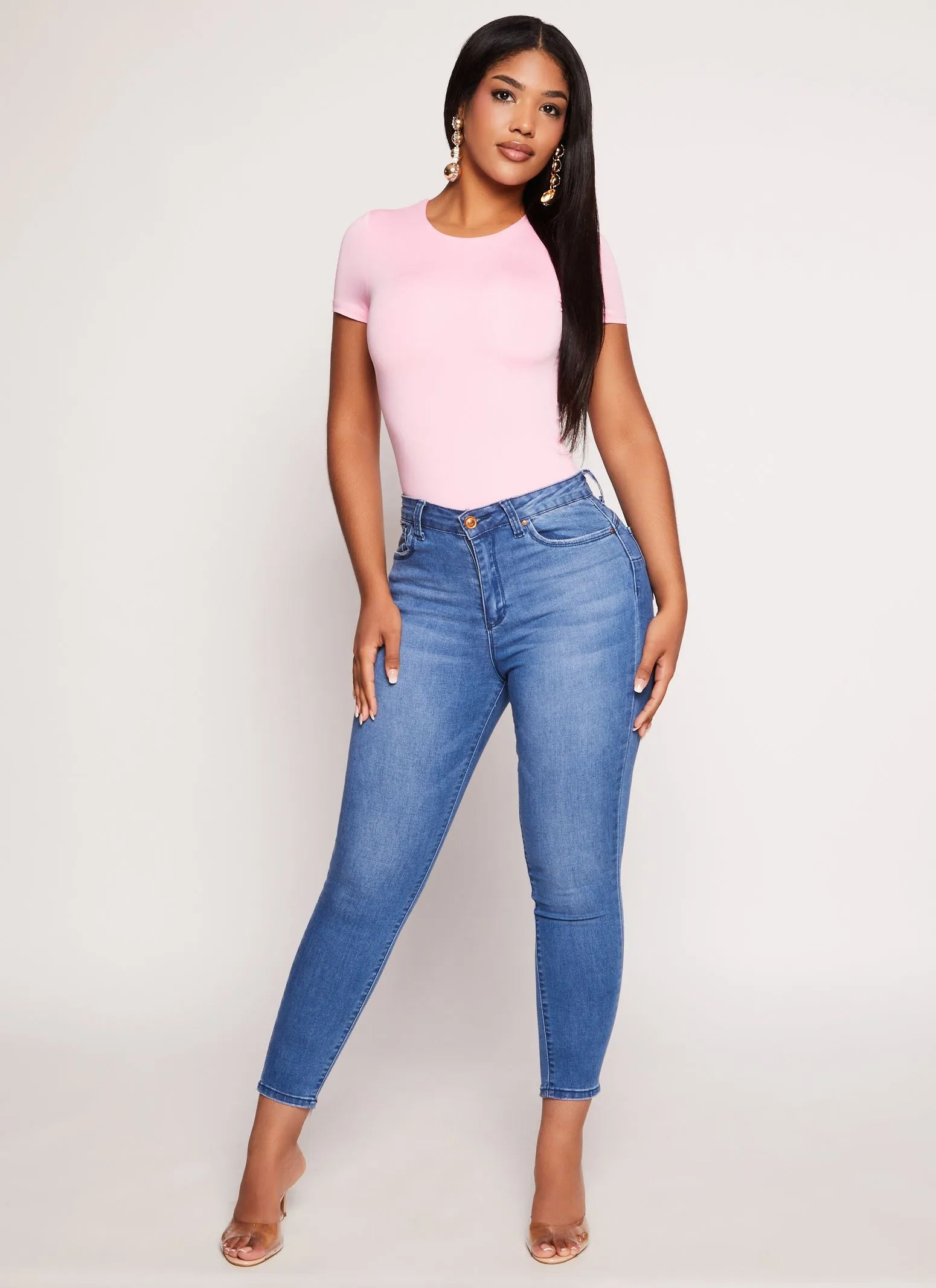 Daisy Double Lined Crew Neck Bodysuit sold by Rainbow product image thumbnail 2