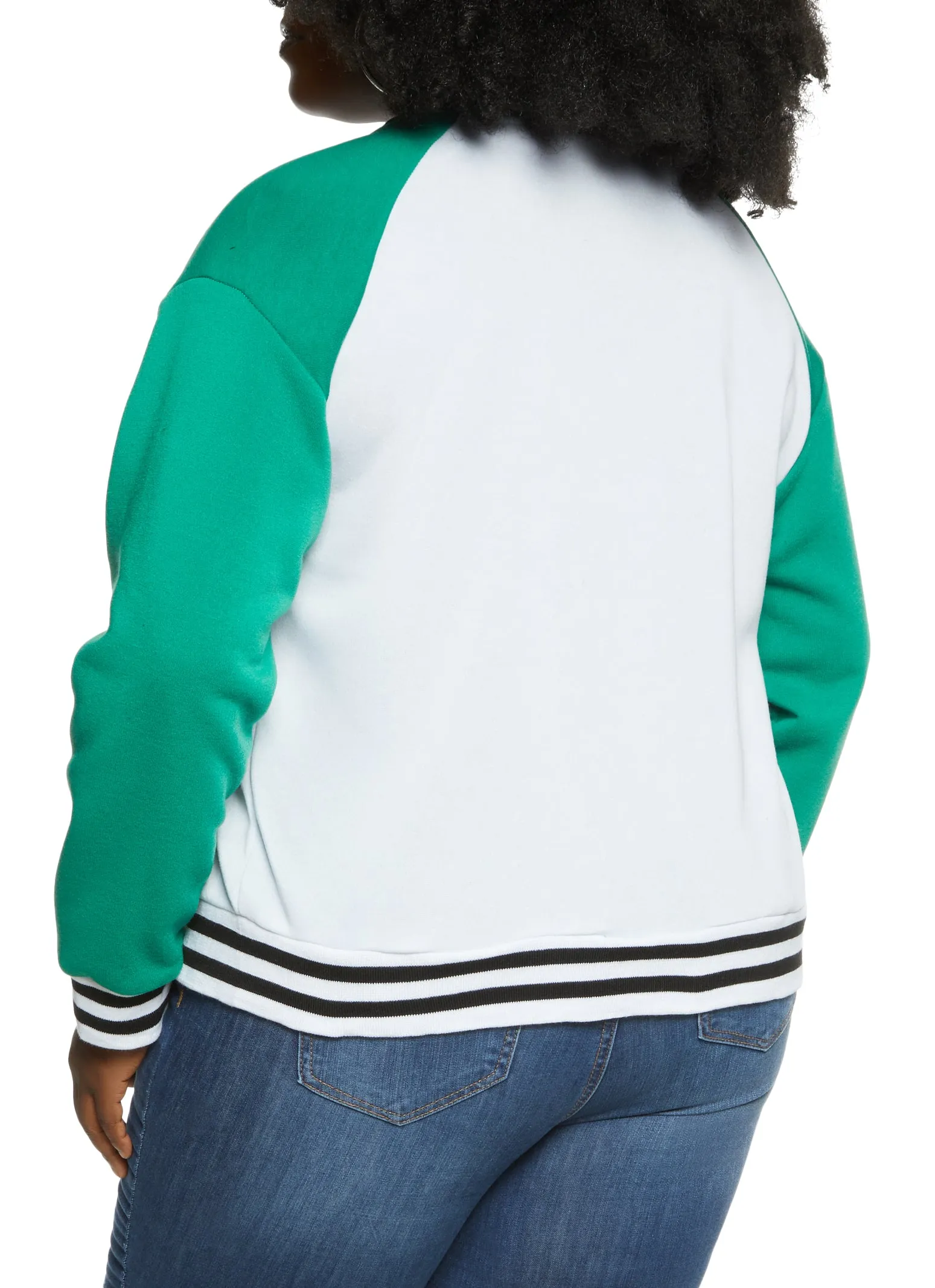 Plus Size Race Babe Varsity Jacket sold by Rainbow product image thumbnail 2