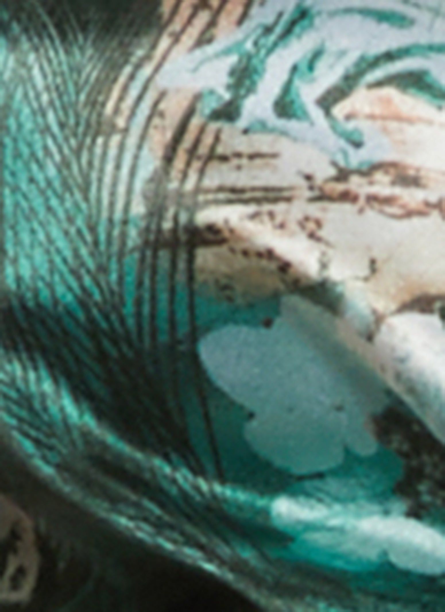 Satin Printed Tie Front Blouse sold by Rainbow product image thumbnail 3