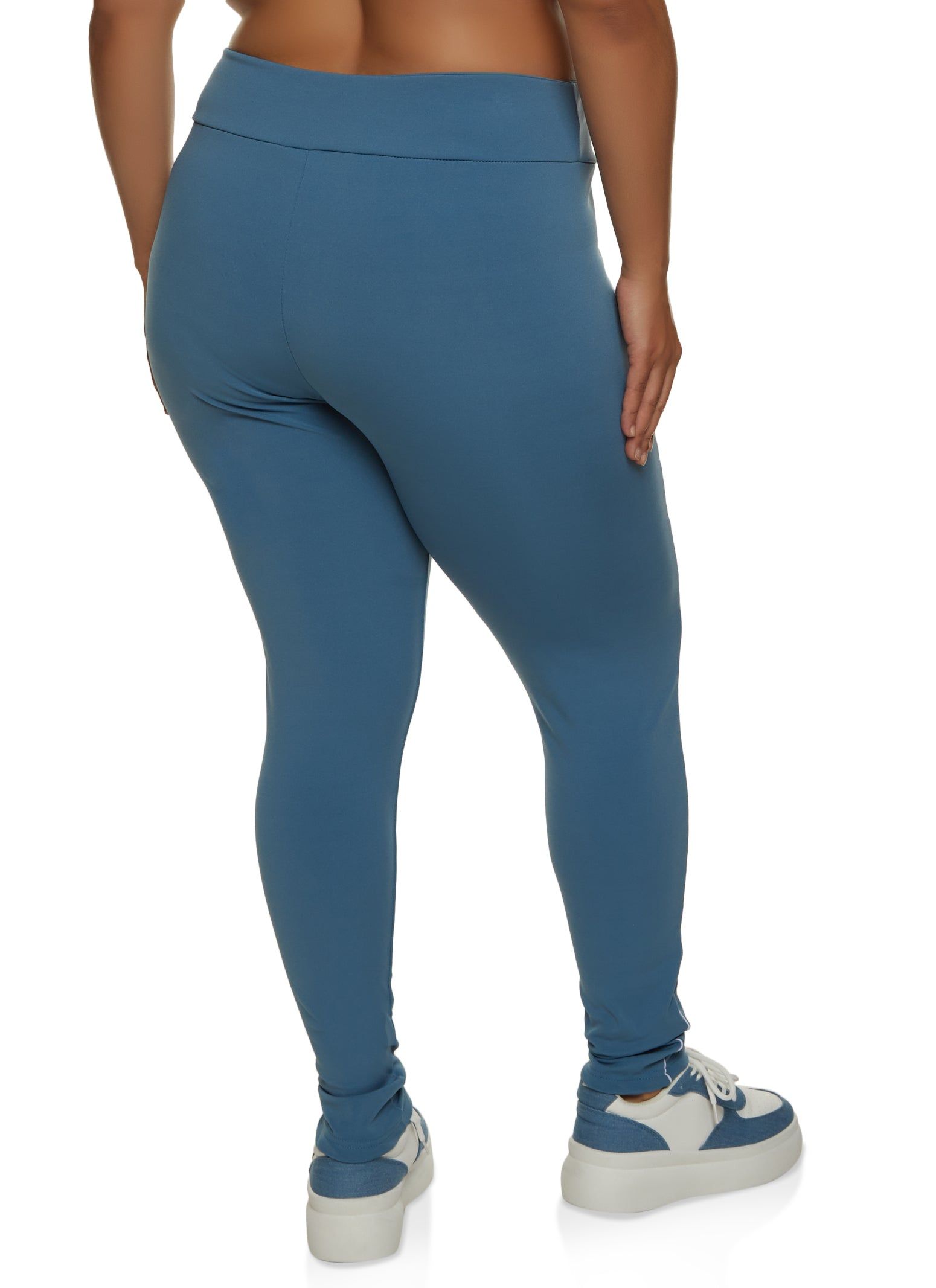 Plus Size Contrast Piping Detail Leggings sold by Rainbow product image thumbnail 2