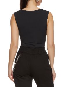 Solid Square Neck Bodysuit sold by Rainbow