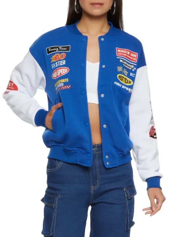 Street Racing Varsity Jacket sold by Rainbow