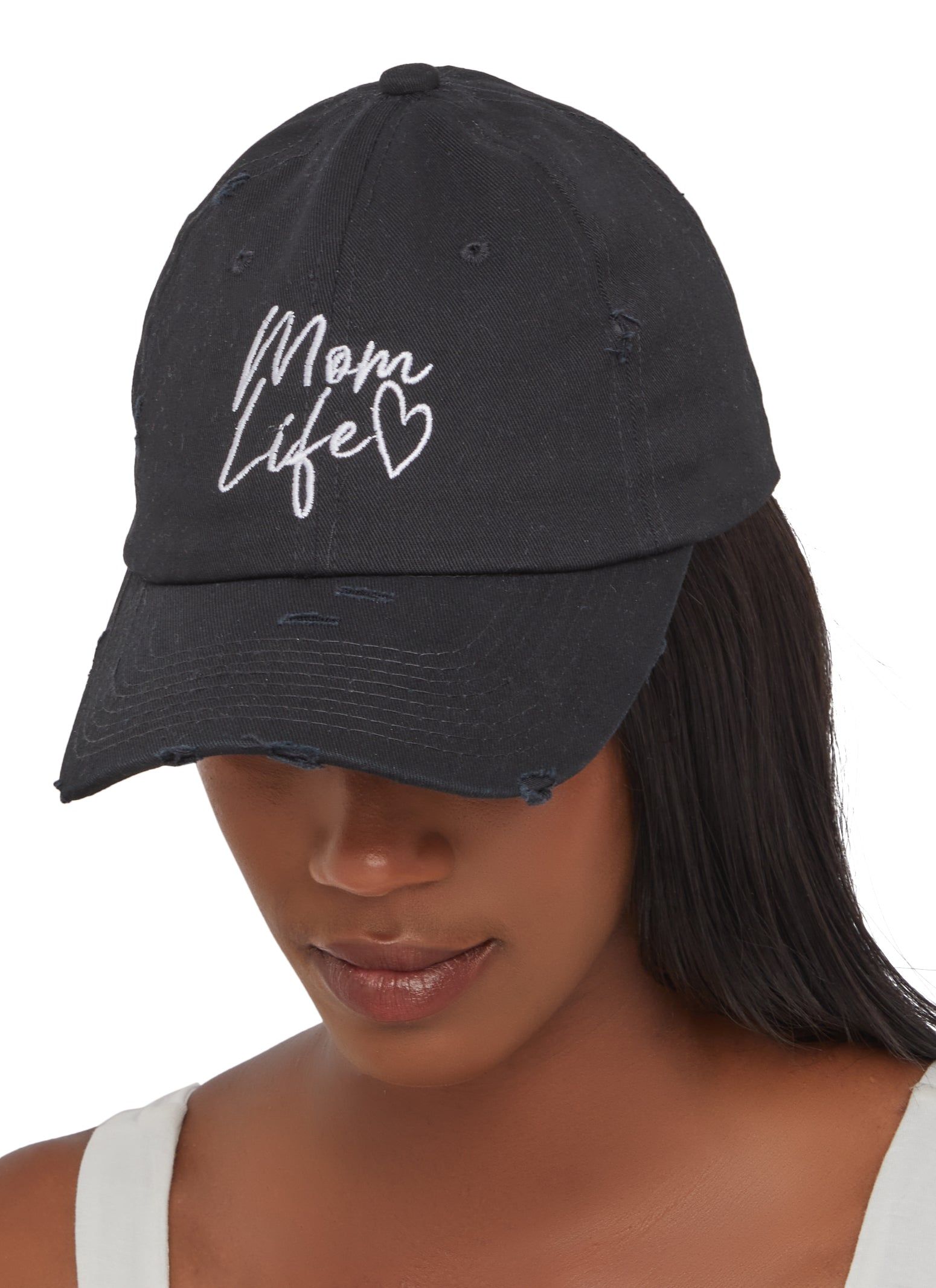 Mom Life Baseball Cap sold by Rainbow