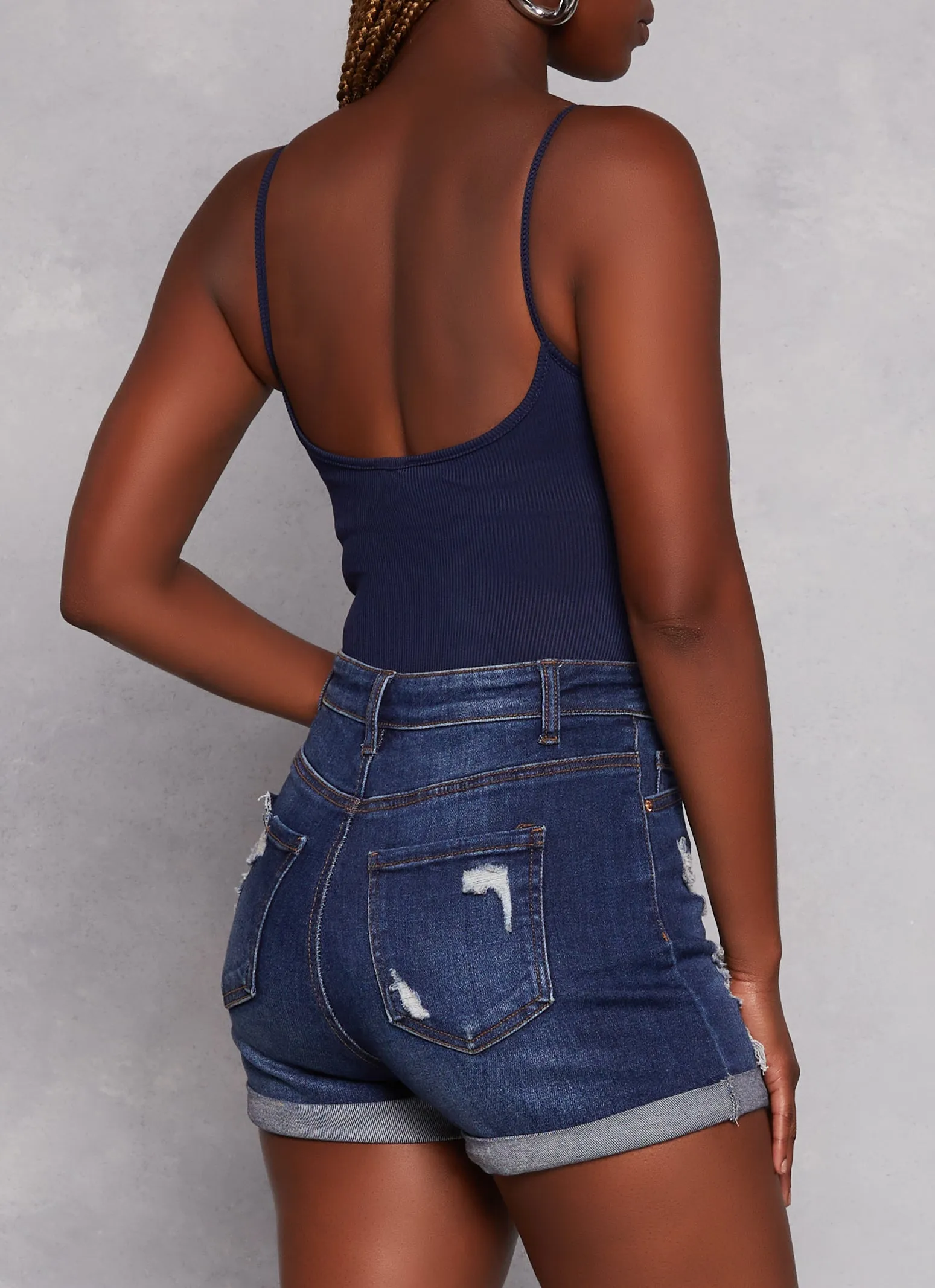 Daisy Ribbed Knit Cami Bodysuit sold by Rainbow product image thumbnail 3