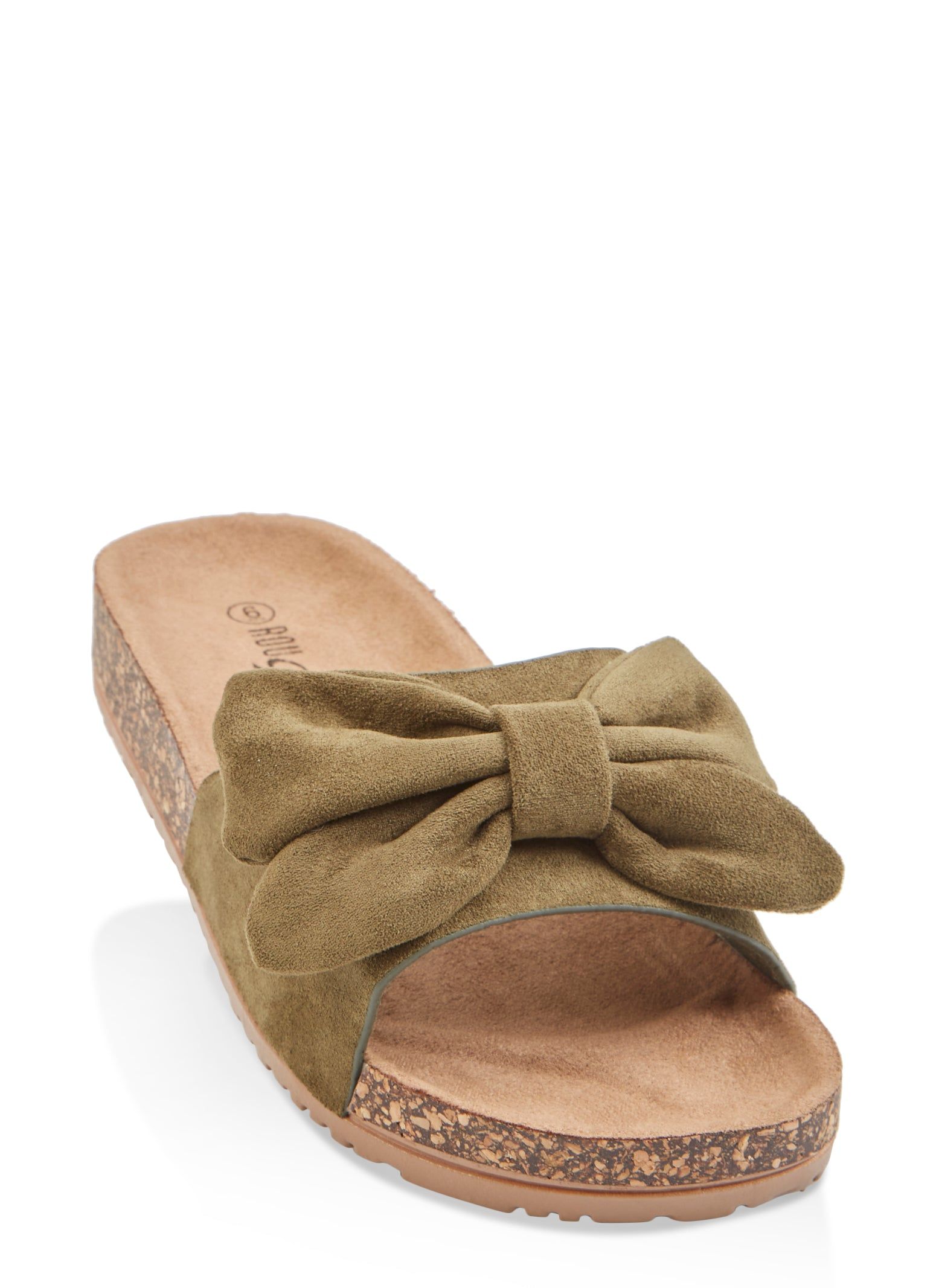 Bow Tie Slide Sandals sold by Rainbow