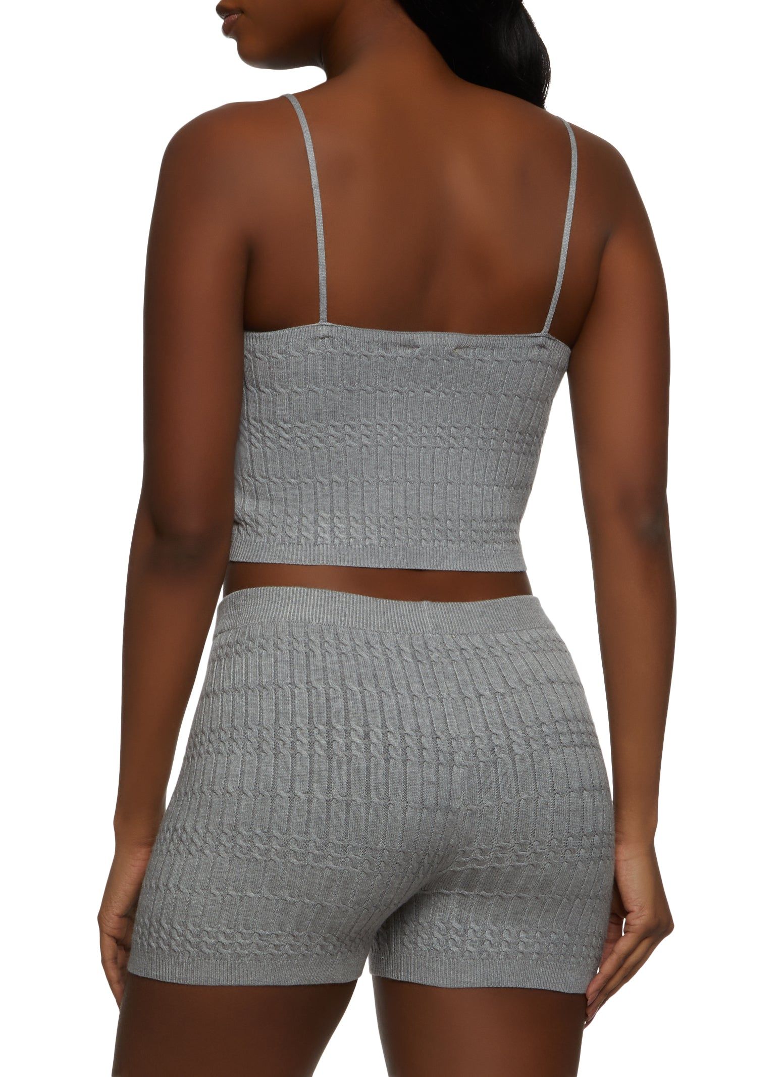 Cable Knit Cropped Cami sold by Rainbow product image thumbnail 3
