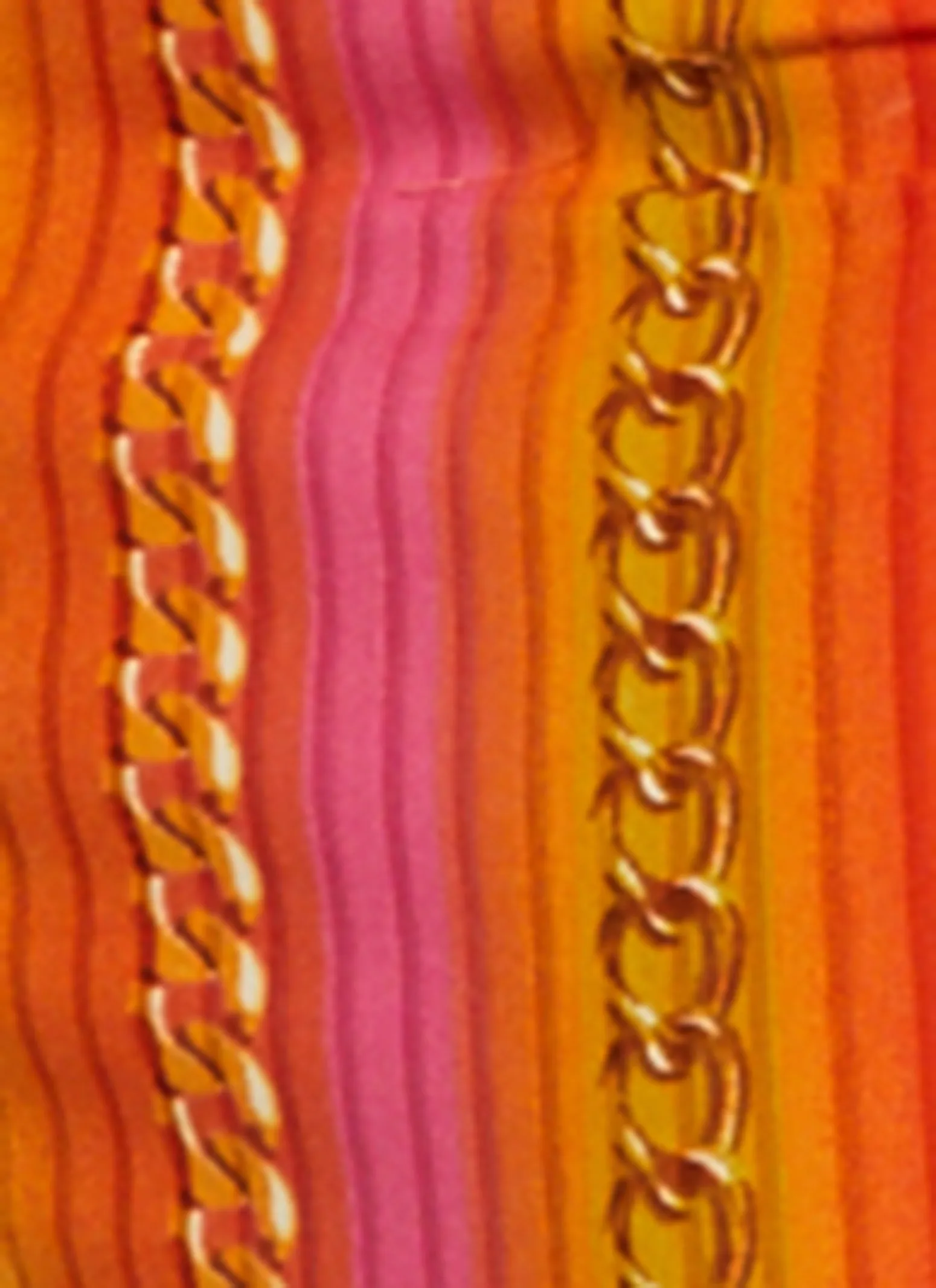 Striped Chain Print Maxi Tube Dress sold by Rainbow product image thumbnail 4