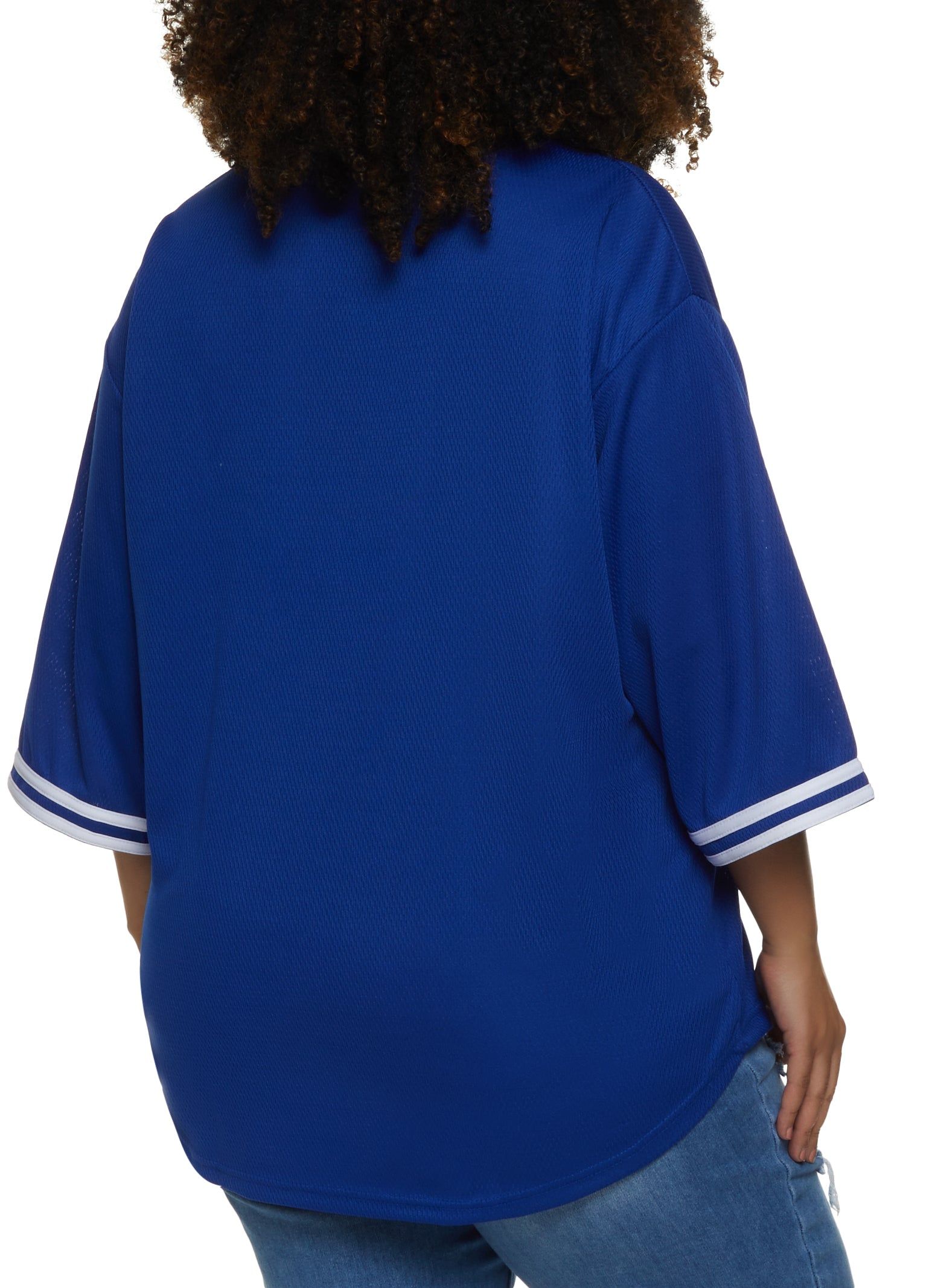 Plus Size Brooklyn Baseball Jersey sold by Rainbow product image thumbnail 2