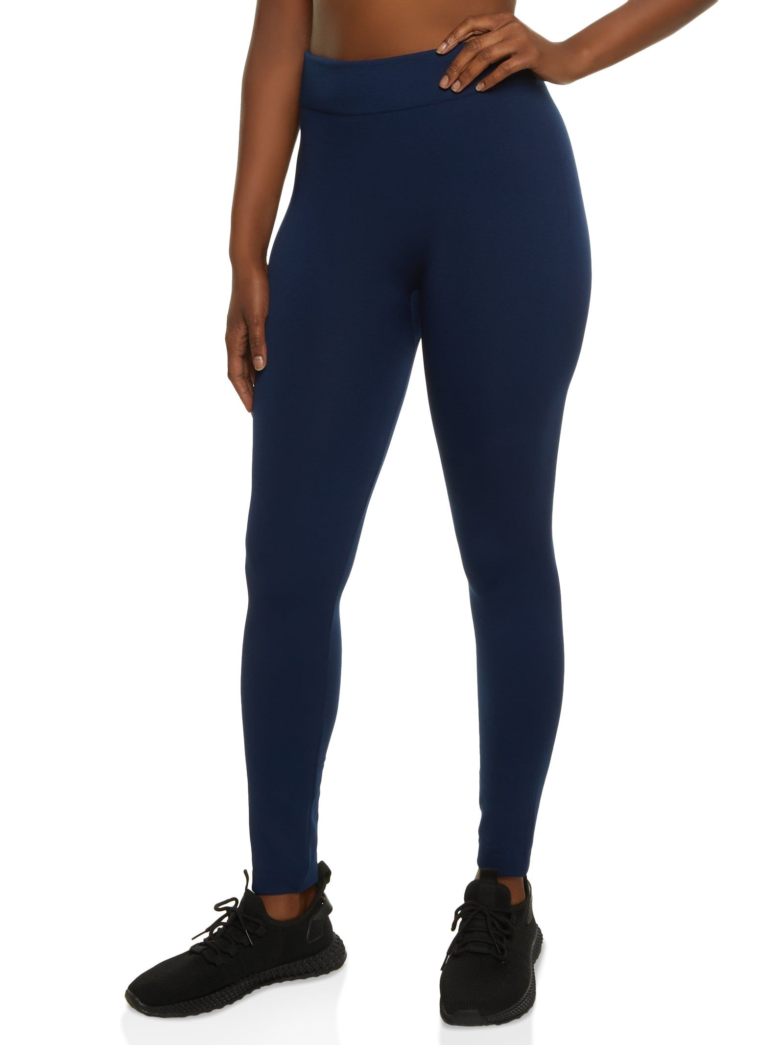 Fleece Basic Seamless Leggings sold by Rainbow