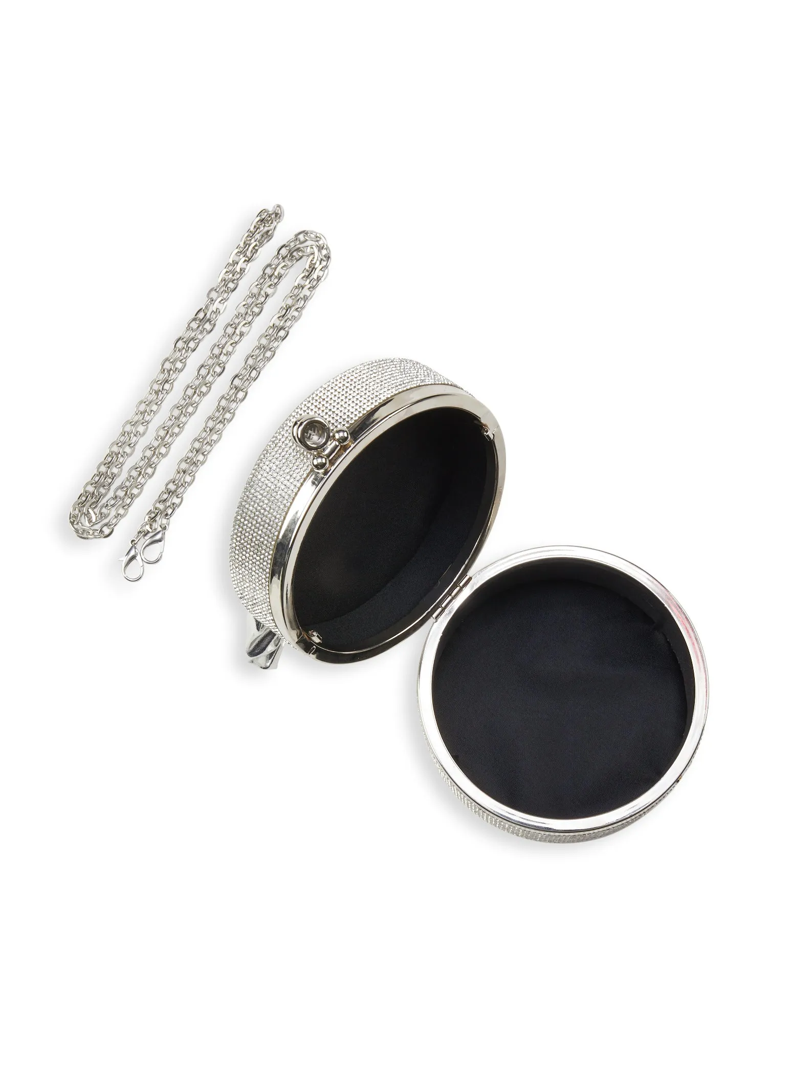 Metallic Handle Mini Crossbody Clutch Bag sold by Rainbow product image thumbnail 5