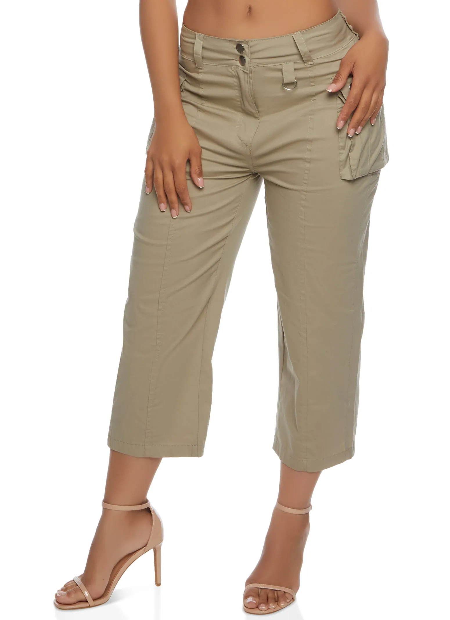 Two Button Capri Cargo Pants sold by Rainbow product image thumbnail 2
