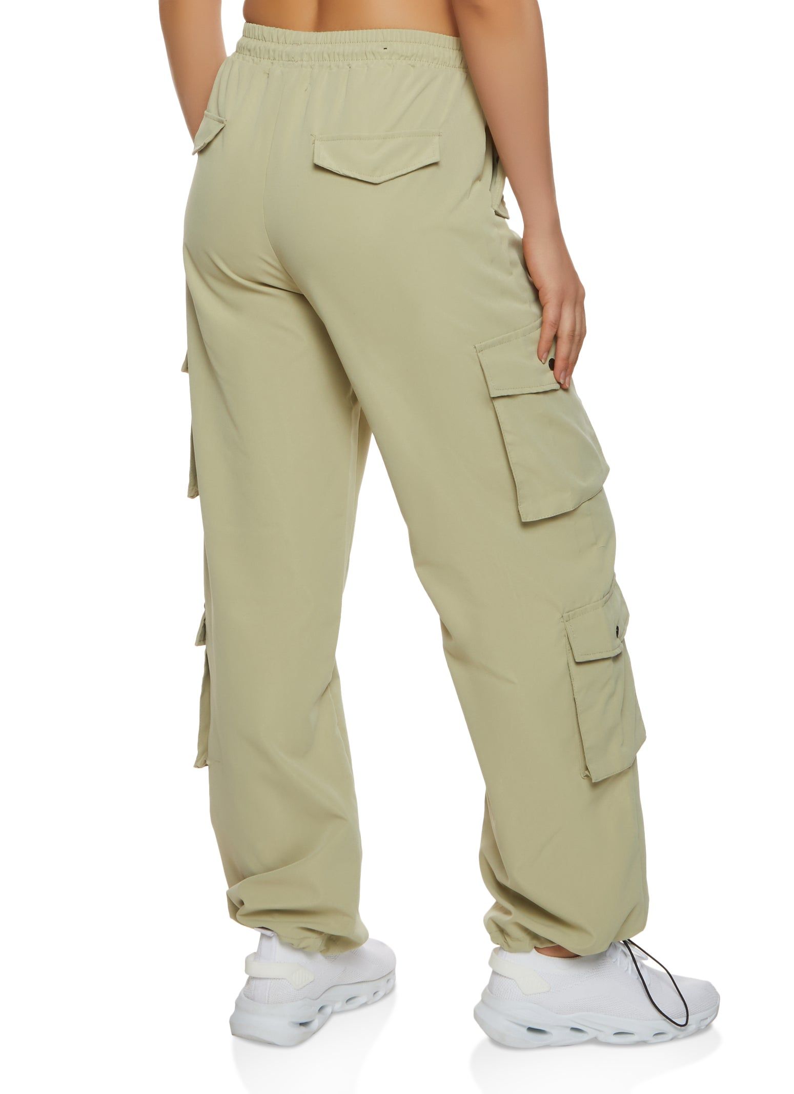 Toggle Drawstring Hem Cargo Pocket Pants sold by Rainbow product image thumbnail 2