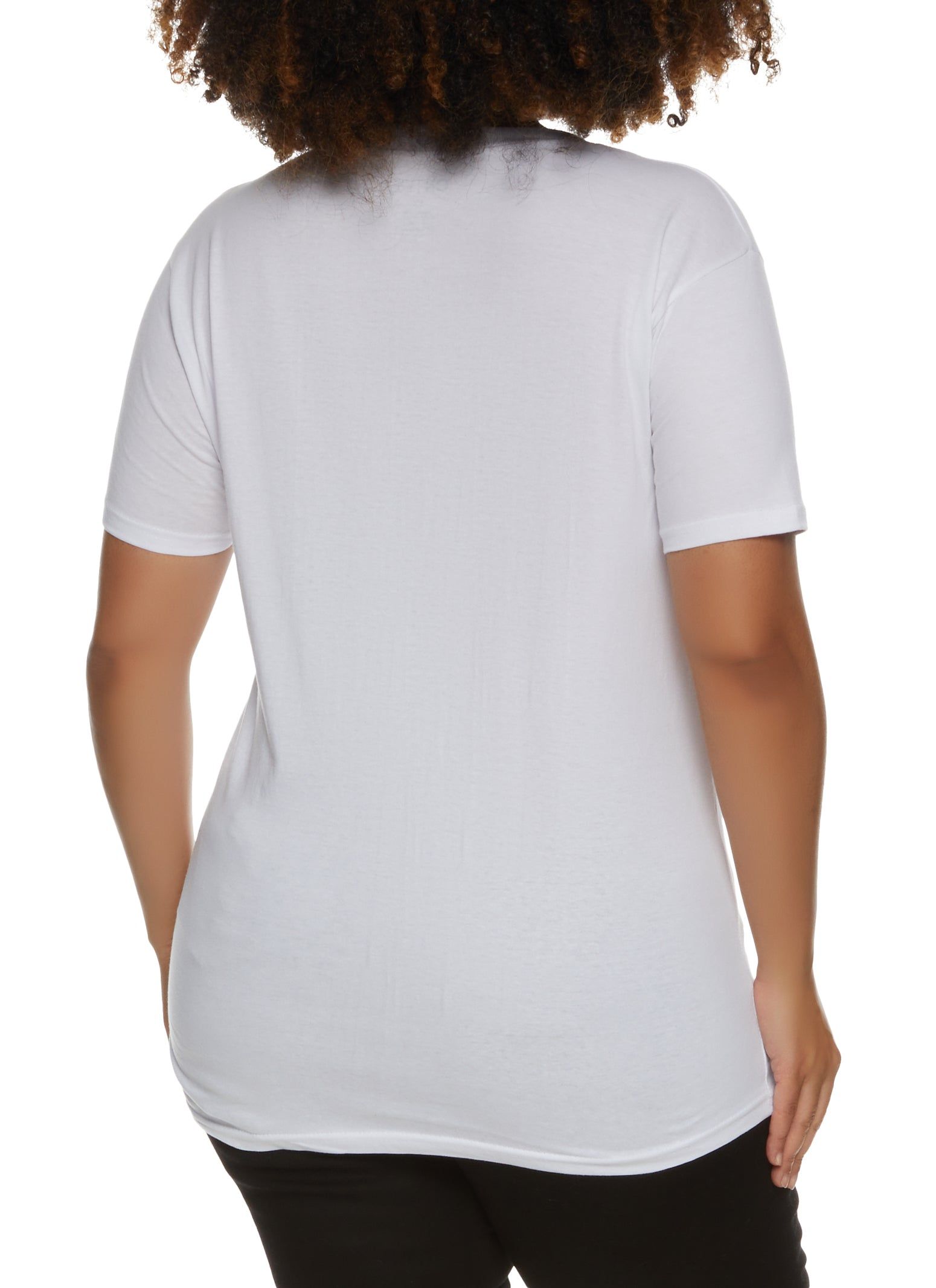 Plus Size Faith Hope Love Sequin Graphic Tee sold by Rainbow product image thumbnail 2