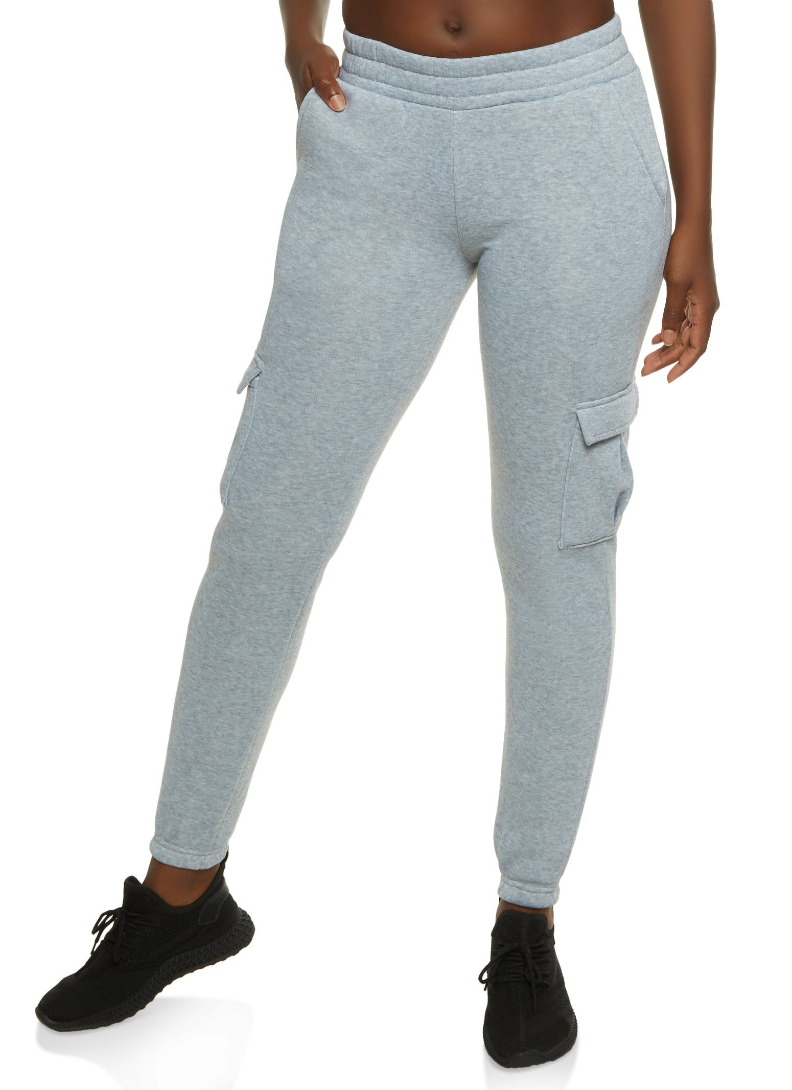 Fleece Cargo Pocket Sweatpants sold by Rainbow