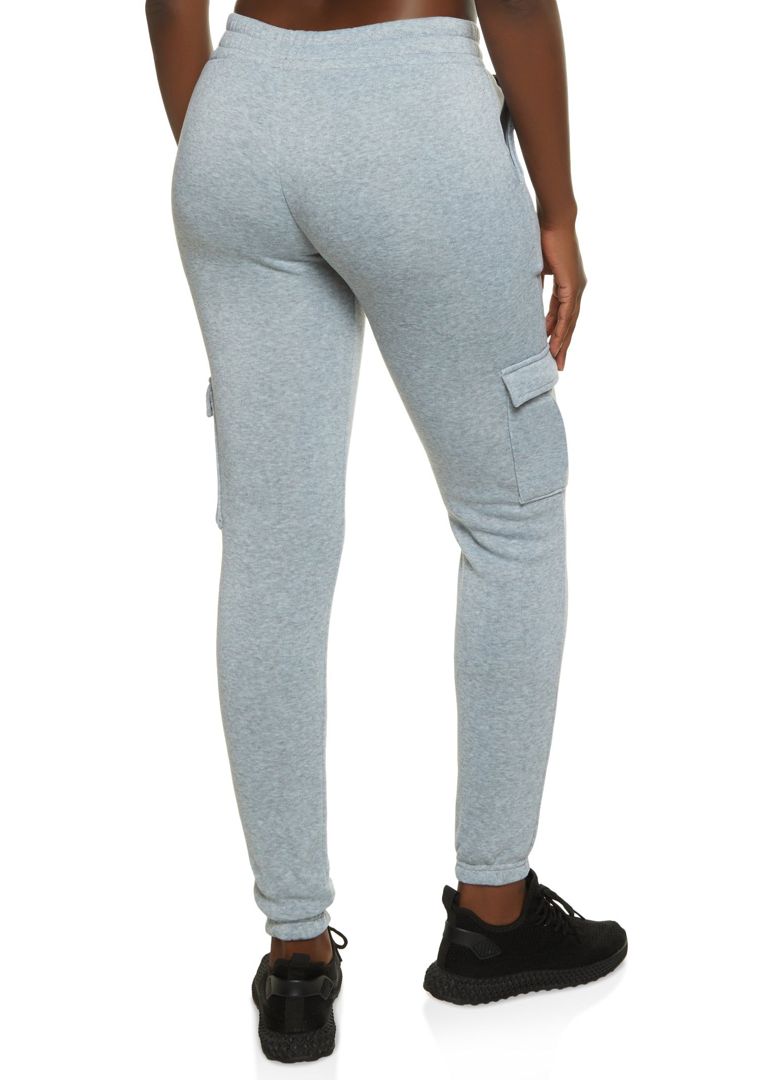 Fleece Cargo Pocket Sweatpants sold by Rainbow product image thumbnail 2