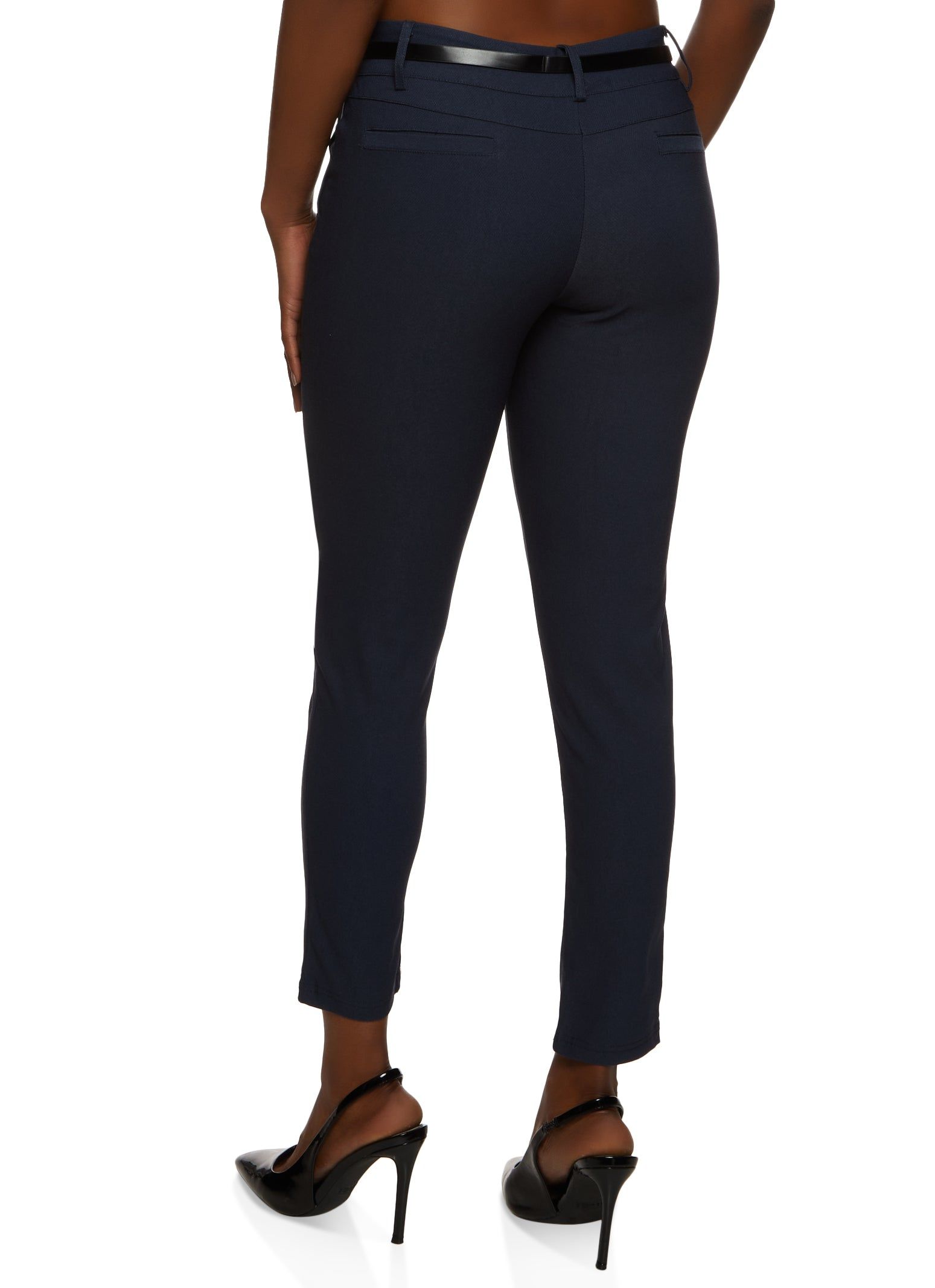 Belted Straight Leg Dress Pants sold by Rainbow product image thumbnail 2