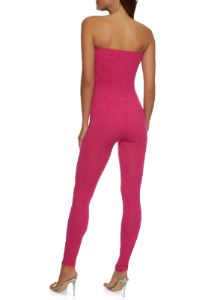 Lurex Strapless Jumpsuit sold by Rainbow