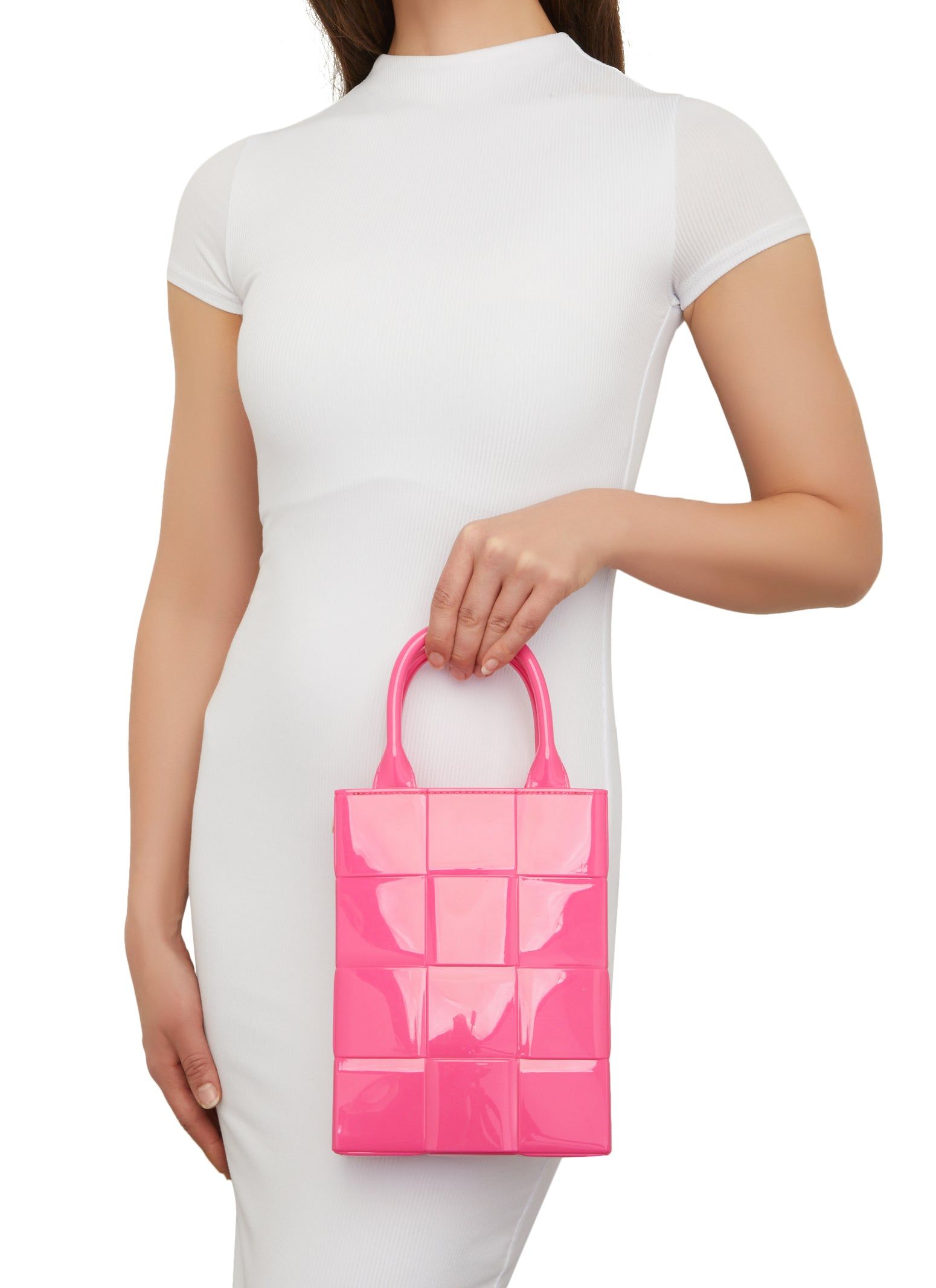 Embossed Jelly Convertible Crossbody Handbag sold by Rainbow