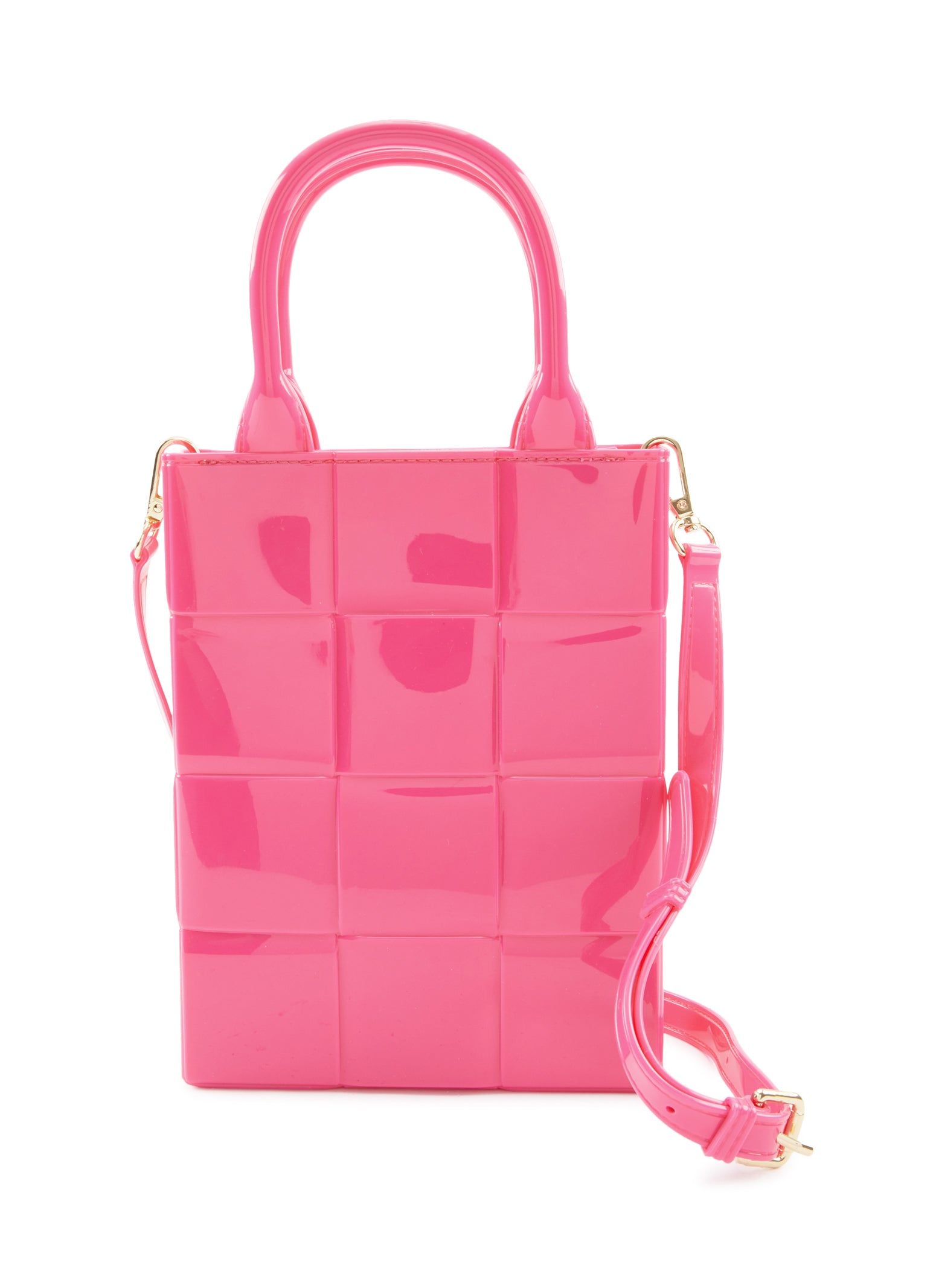 Embossed Jelly Convertible Crossbody Handbag sold by Rainbow product image thumbnail 2