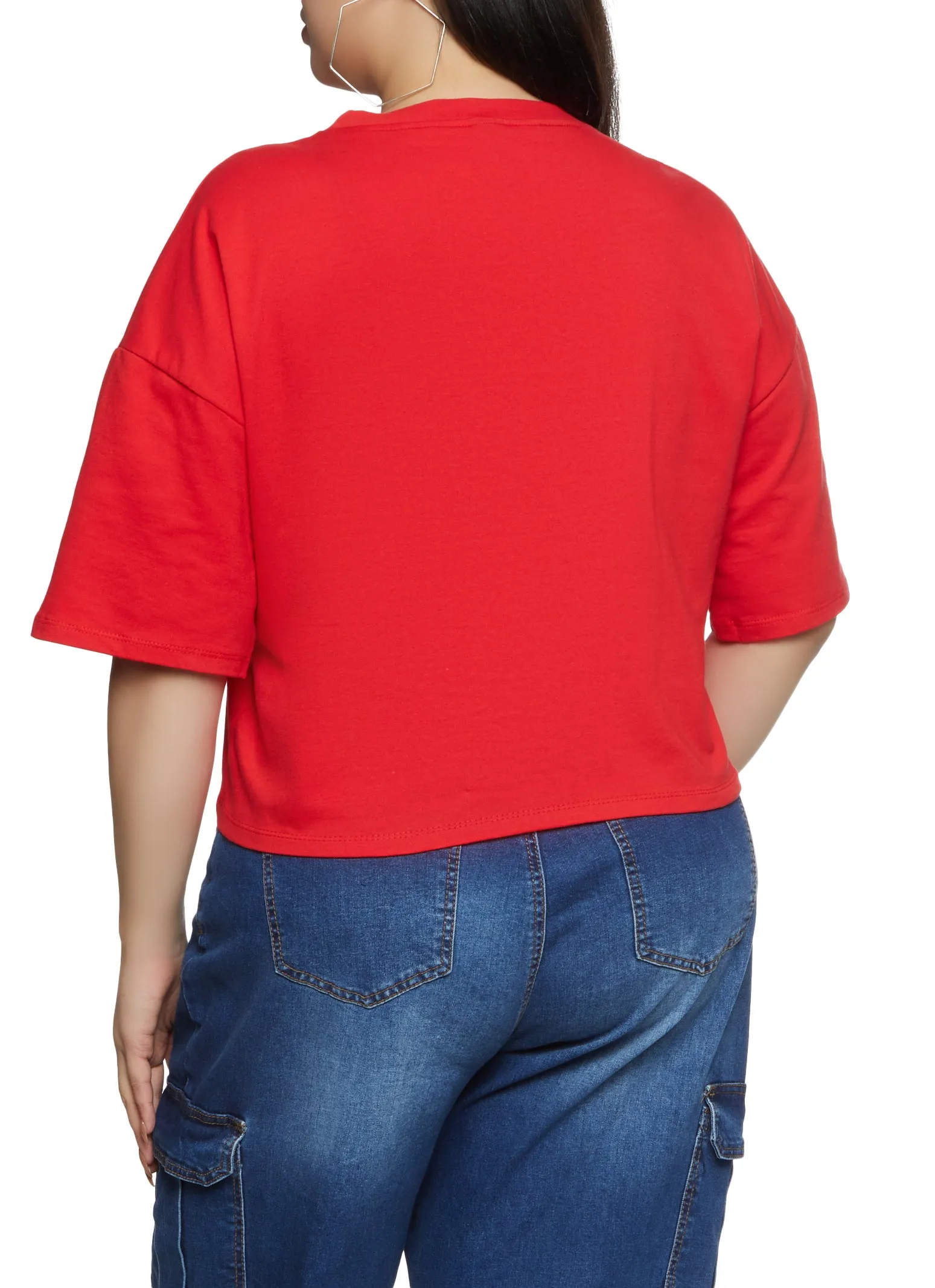 Plus Size Savage Rhinestone Graphic Tee sold by Rainbow product image thumbnail 2